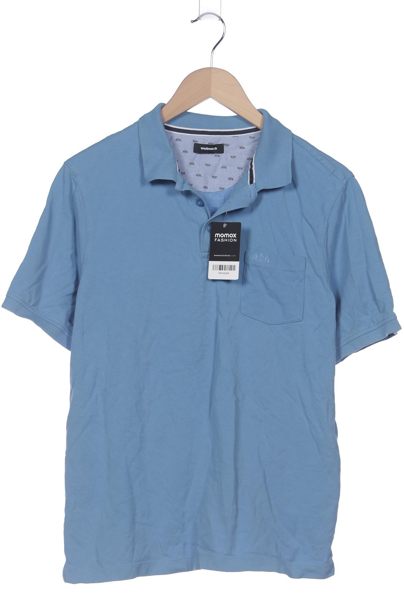 

Walbusch Herren Poloshirt, blau, Gr. 50