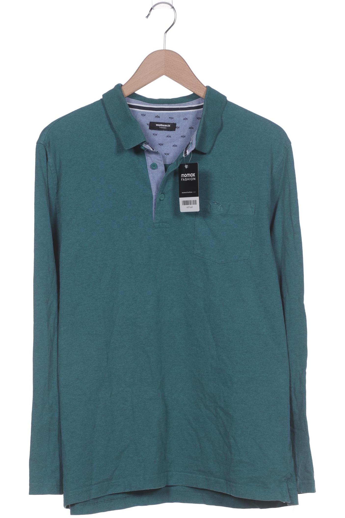 

Walbusch Herren Poloshirt, türkis, Gr. 54
