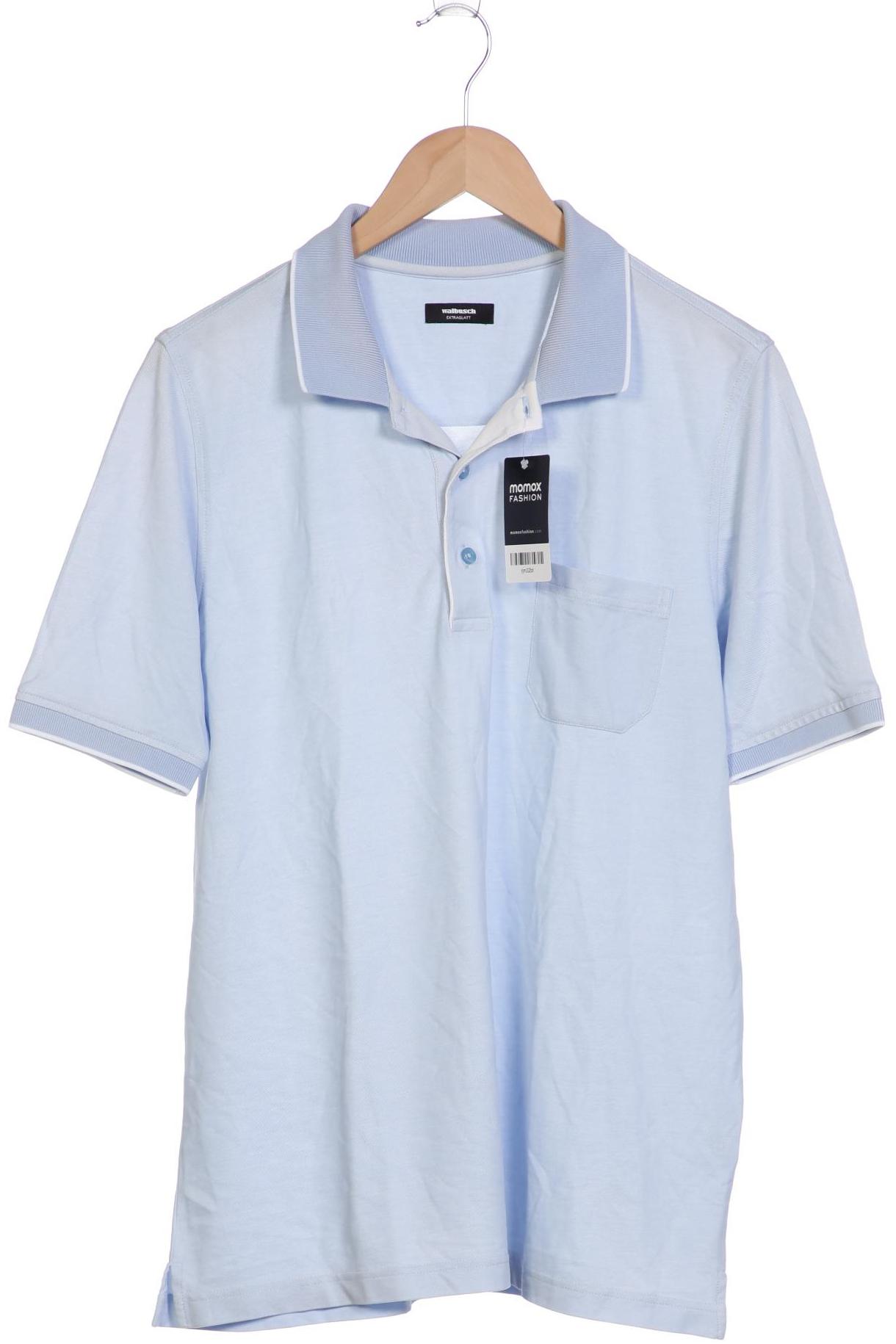 

Walbusch Herren Poloshirt, hellblau, Gr. 52