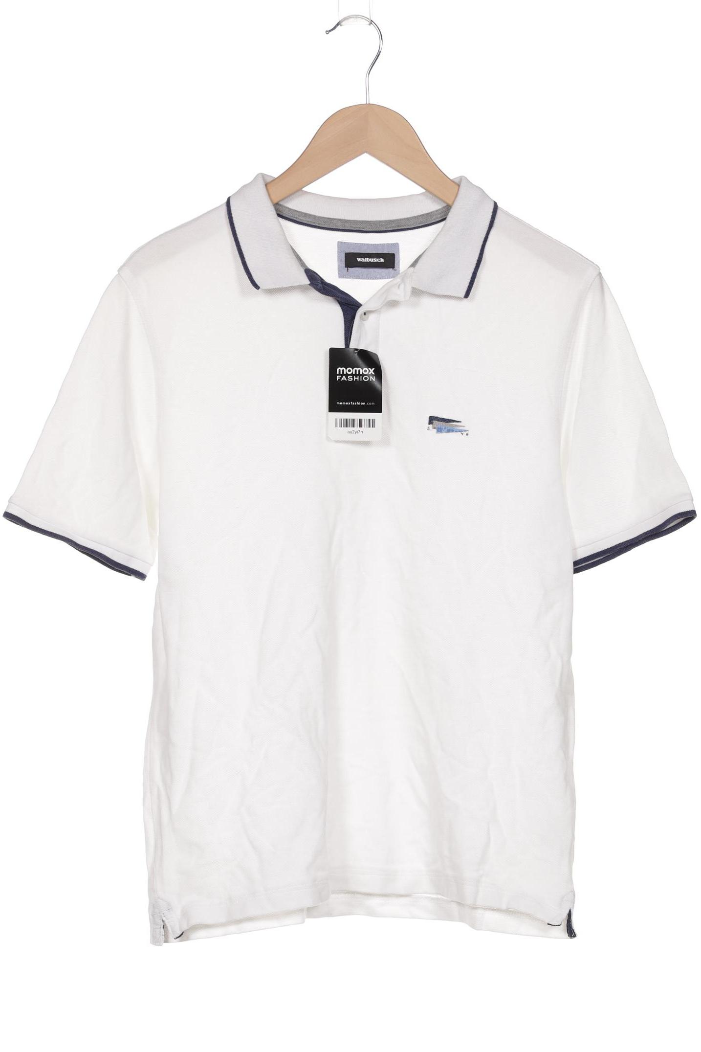 

Walbusch Herren Poloshirt, weiß, Gr. 48