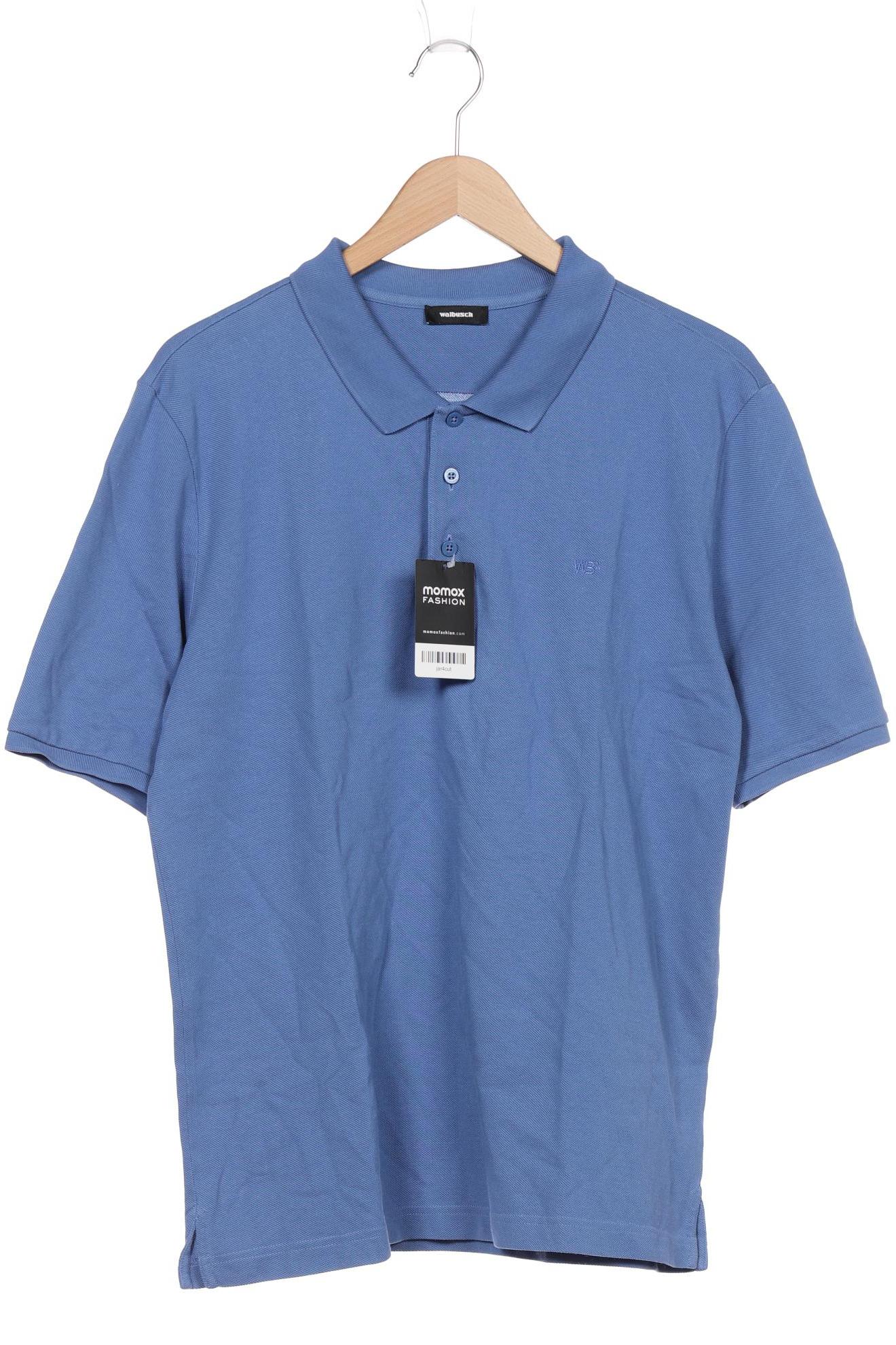 

Walbusch Herren Poloshirt, blau, Gr. 50