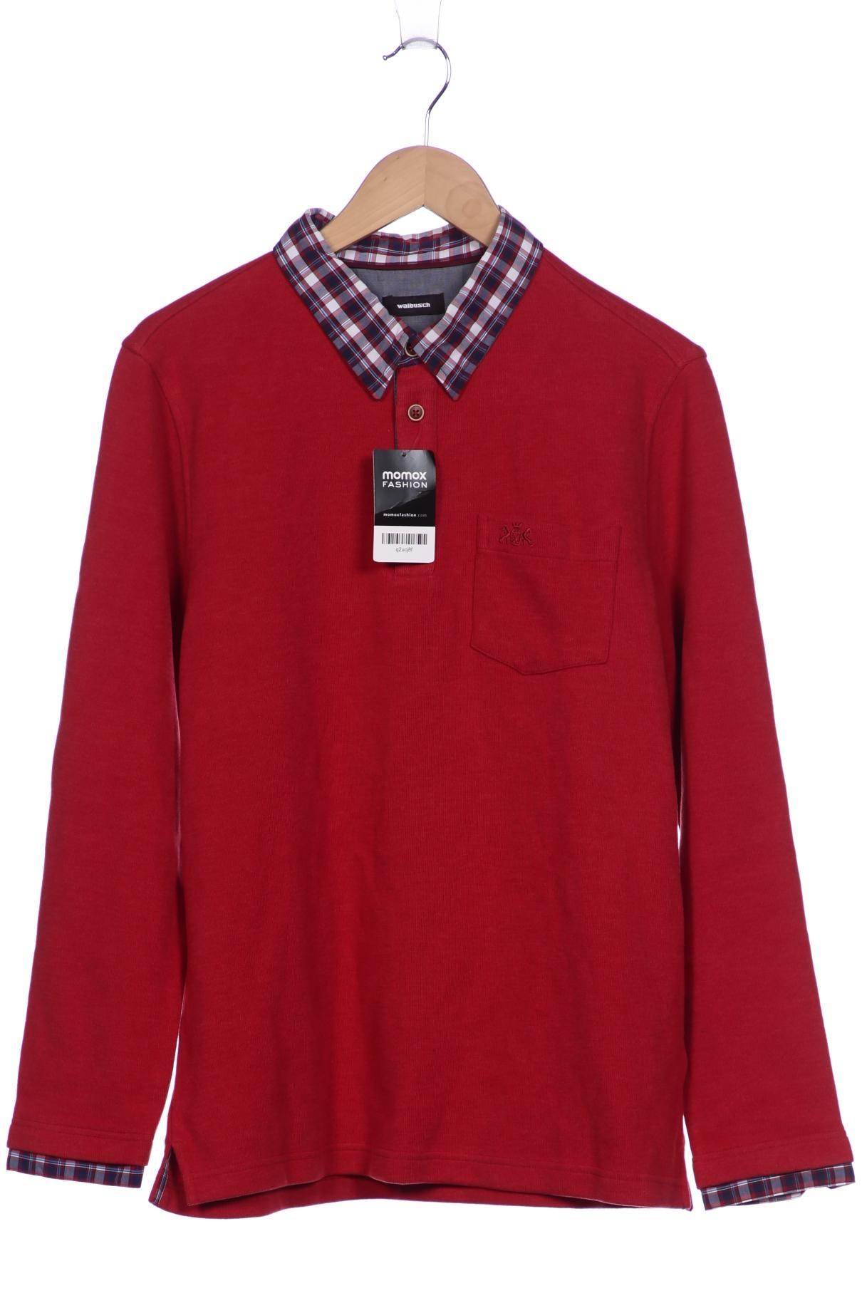 

Walbusch Herren Poloshirt, rot, Gr. 48