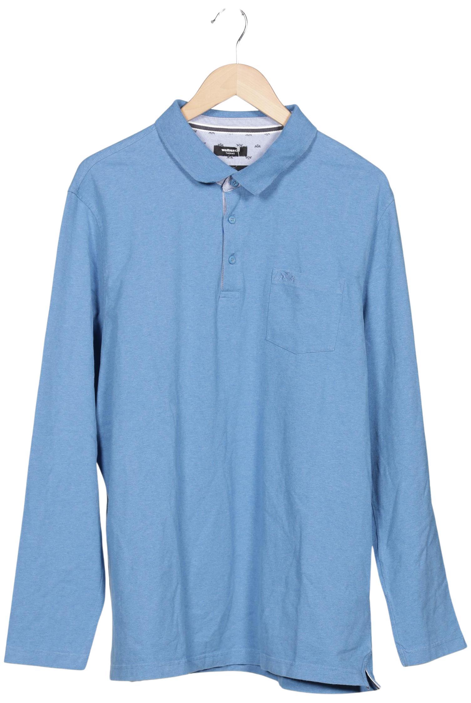 

Walbusch Herren Poloshirt, hellblau, Gr. 56