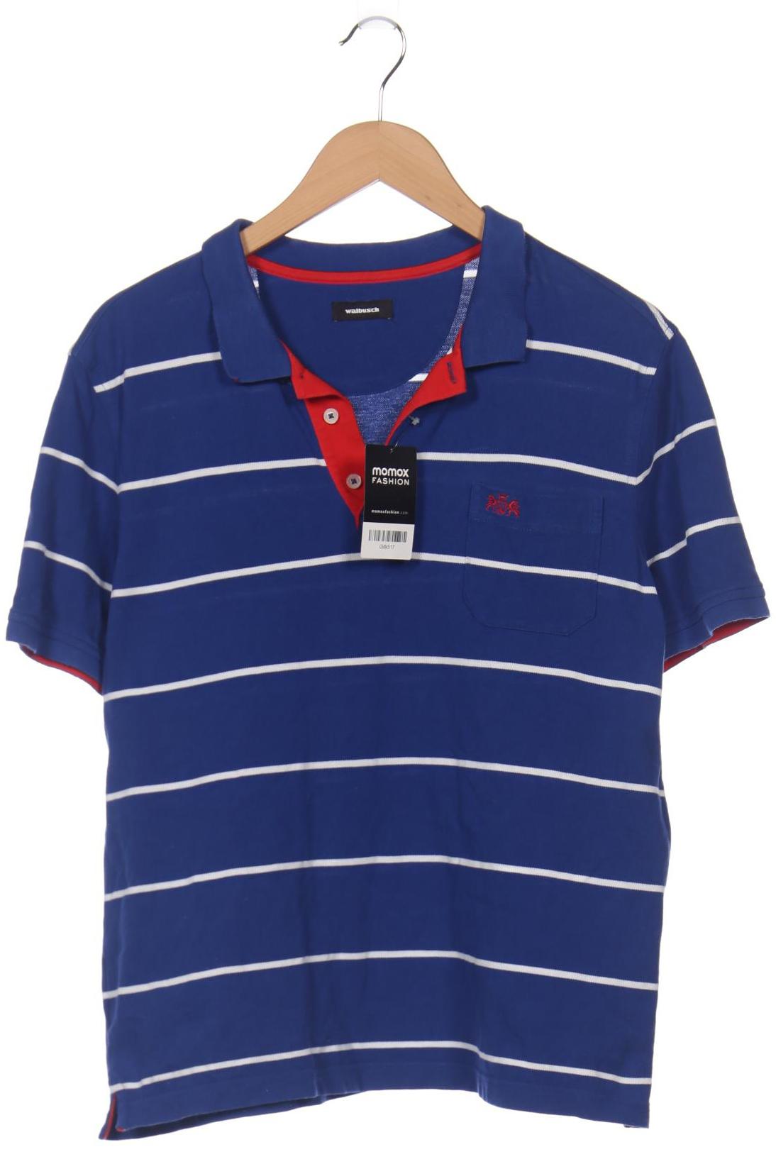 

Walbusch Herren Poloshirt, blau, Gr. 54