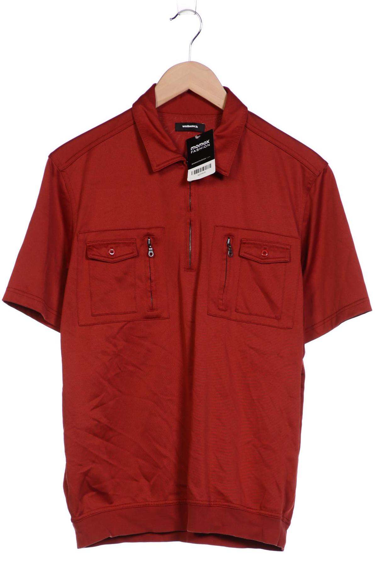 

Walbusch Herren Poloshirt, rot, Gr. 50