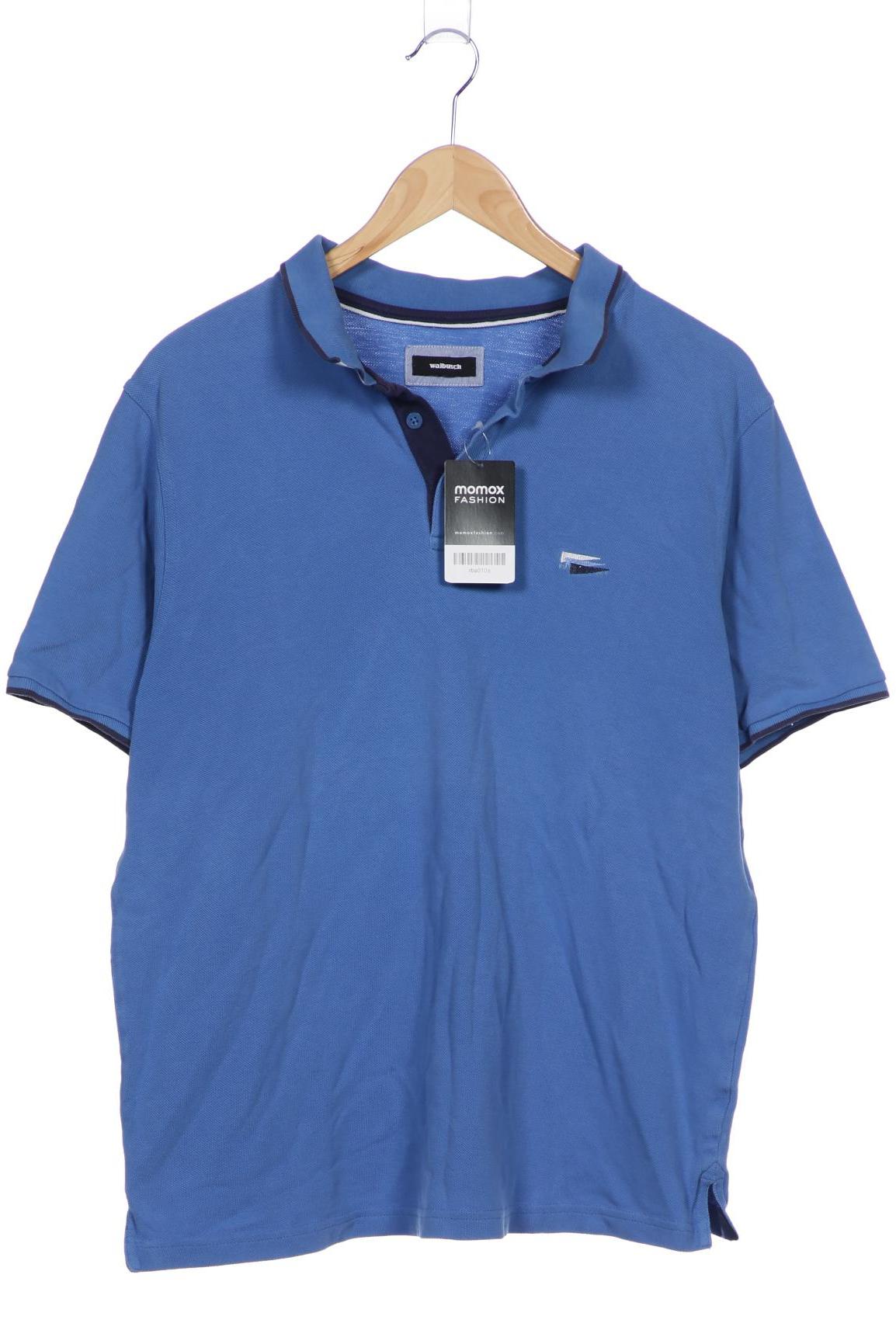 

Walbusch Herren Poloshirt, blau, Gr. 52