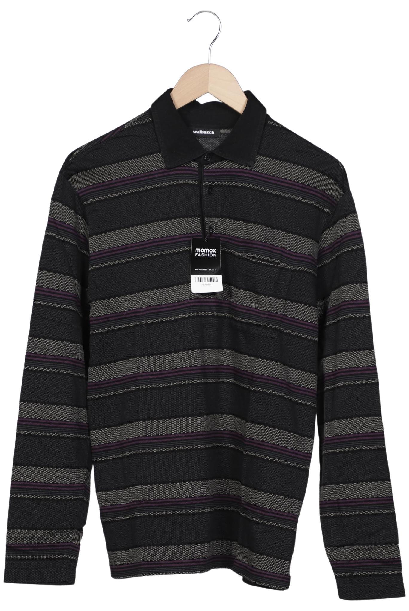 

Walbusch Herren Poloshirt, schwarz, Gr. 50