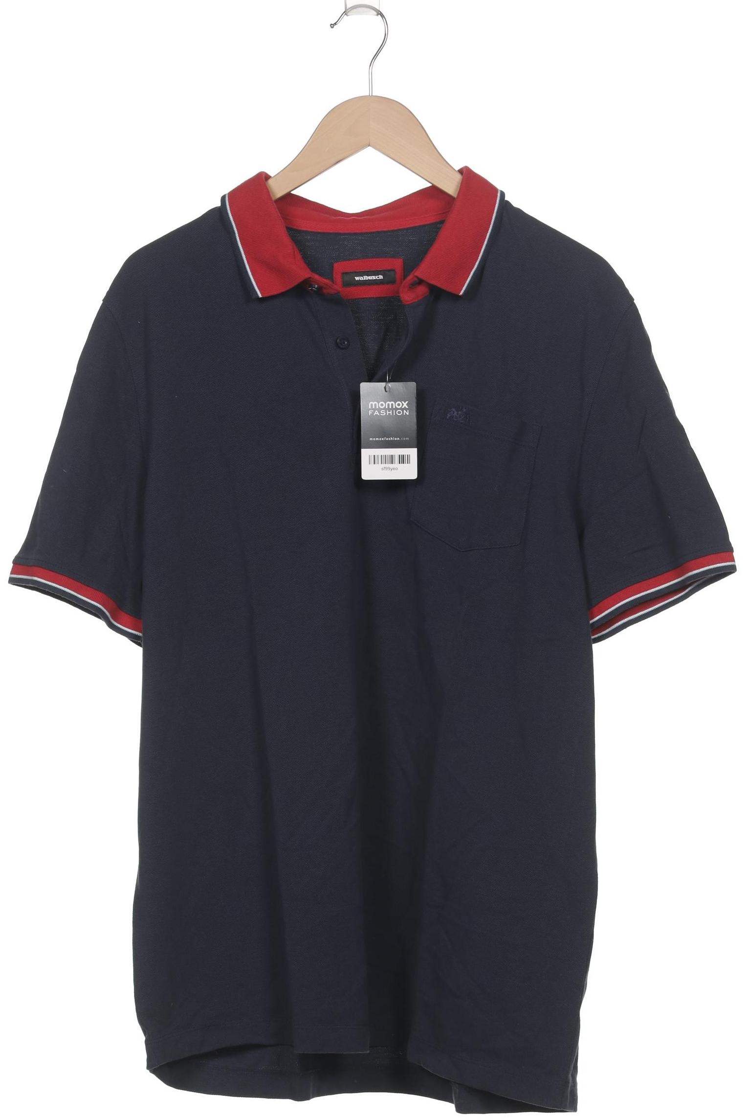 

Walbusch Herren Poloshirt, marineblau, Gr. 56