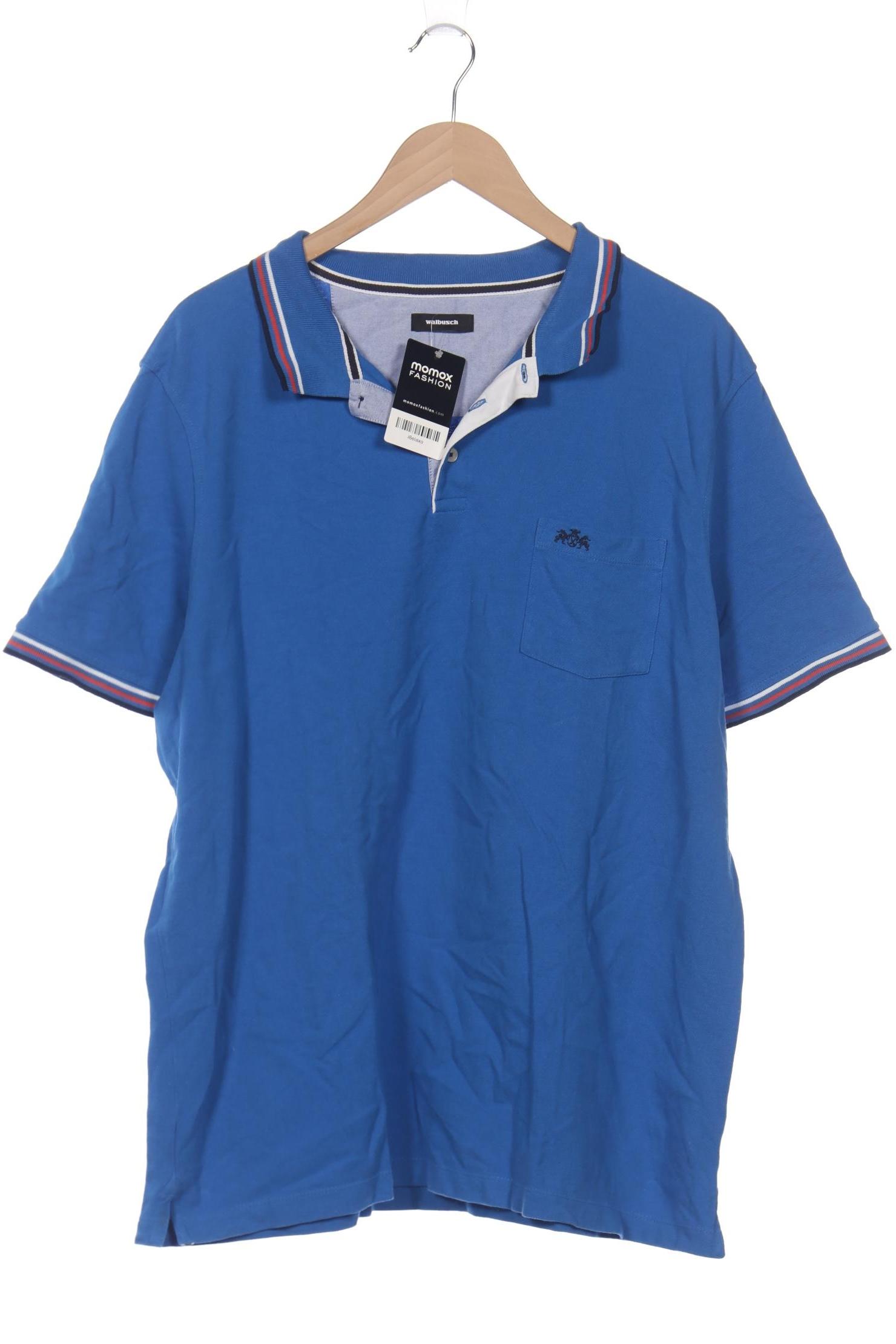 

Walbusch Herren Poloshirt, blau, Gr. 56