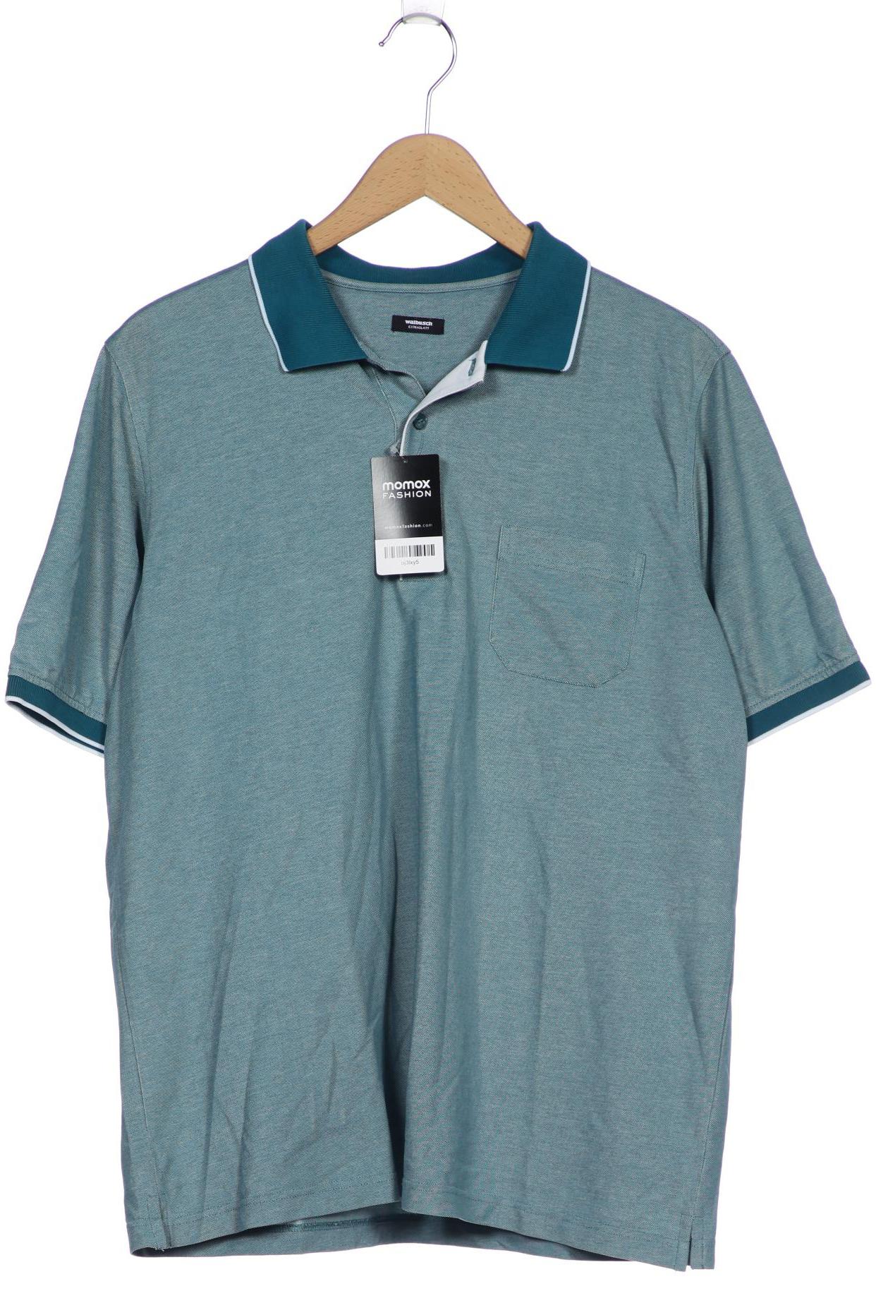 

Walbusch Herren Poloshirt, türkis, Gr. 54