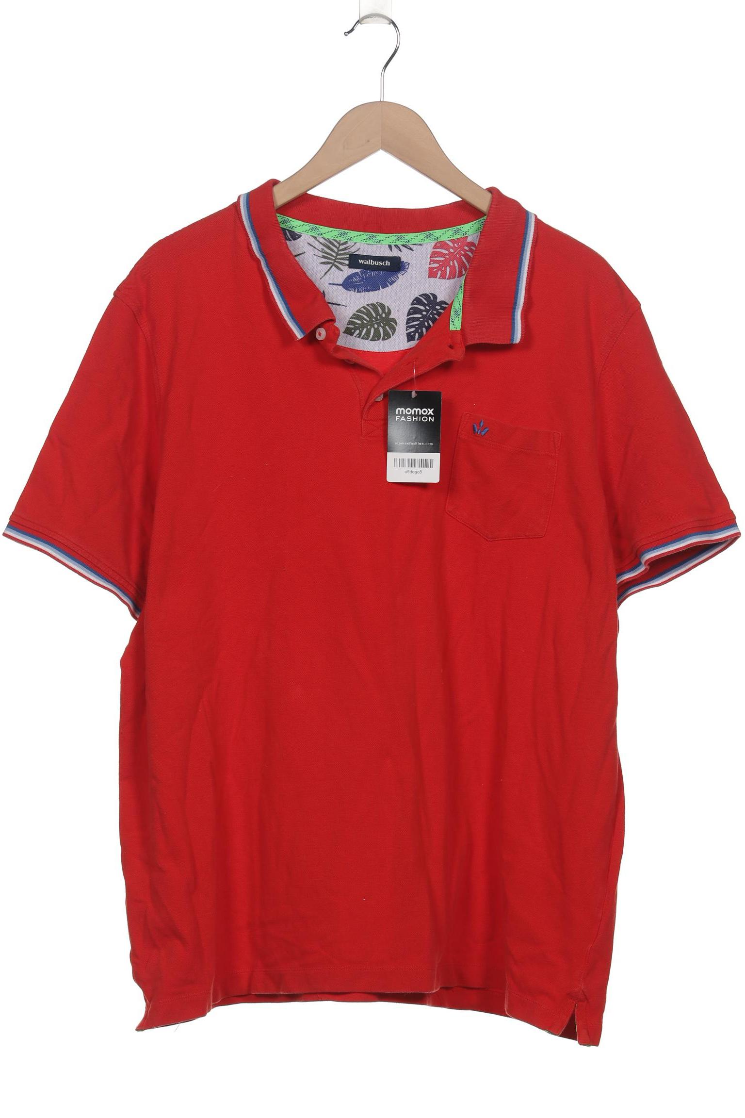 

Walbusch Herren Poloshirt, rot, Gr. 62