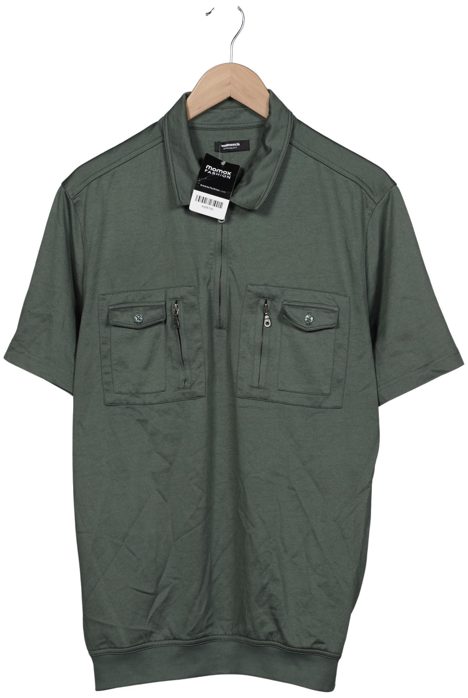 

Walbusch Herren Poloshirt, grün, Gr. 52