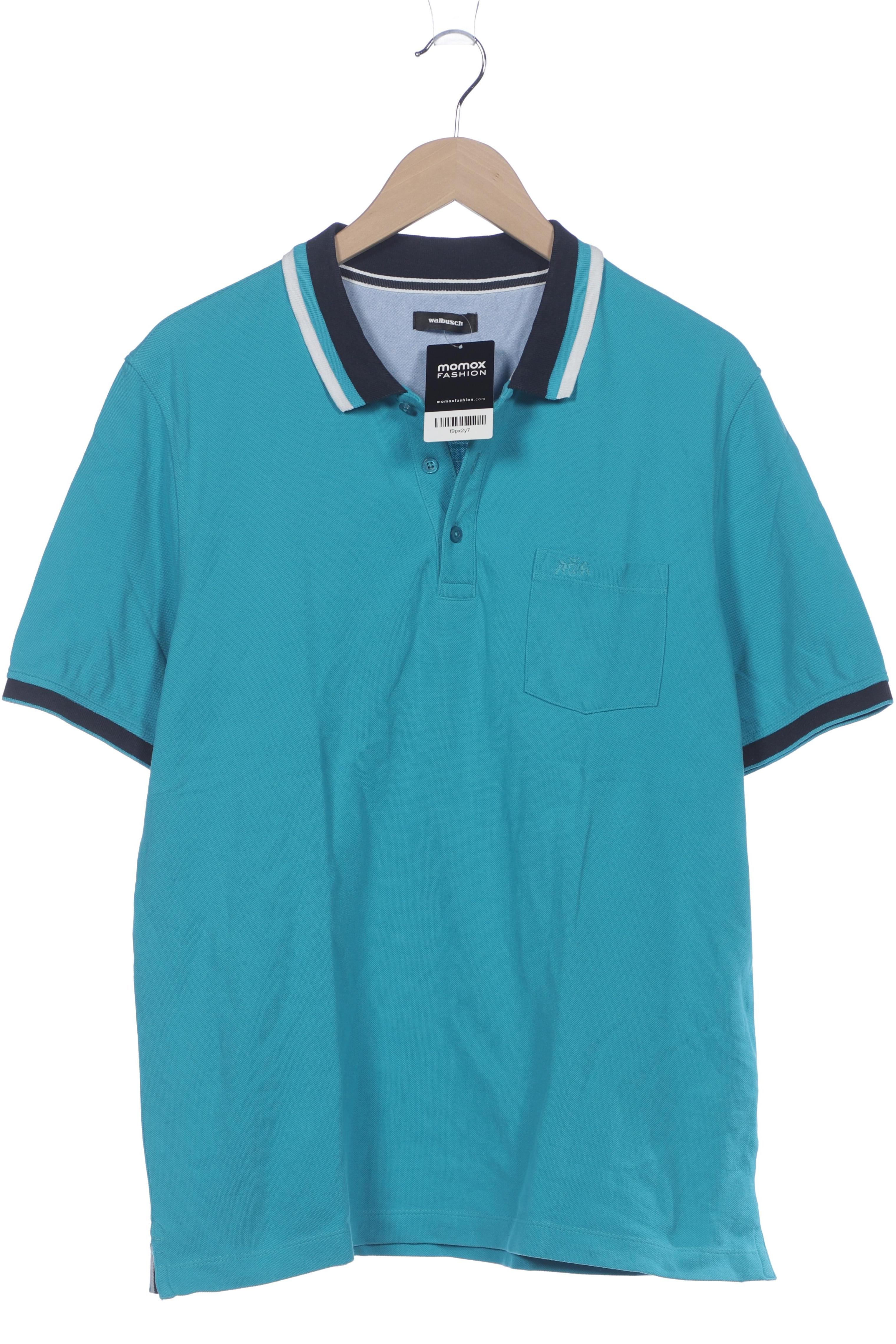 

Walbusch Herren Poloshirt, blau, Gr. 52