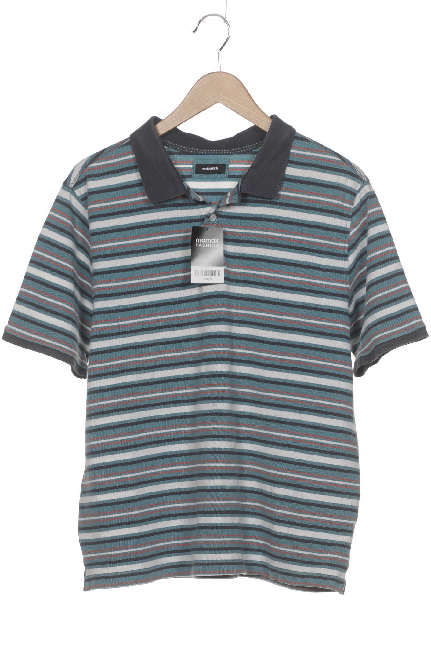 

Walbusch Herren Poloshirt, türkis, Gr. 56