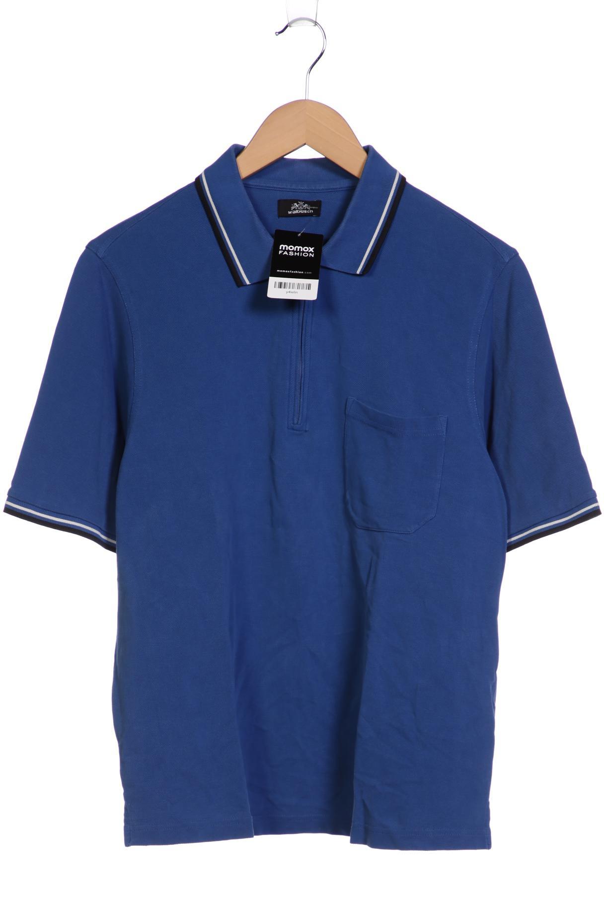 

Walbusch Herren Poloshirt, blau, Gr. 50