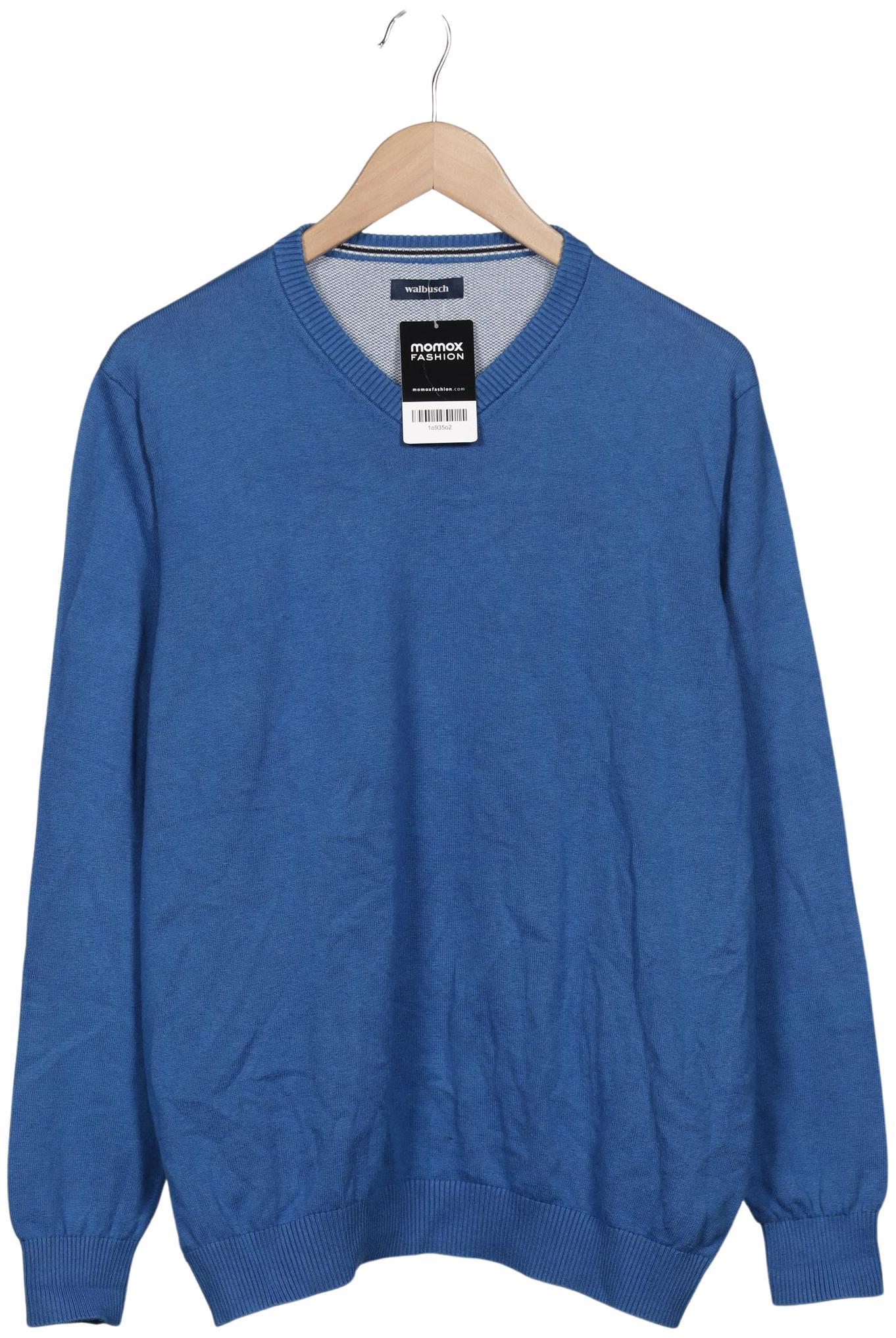 

Walbusch Herren Pullover, blau, Gr. 52