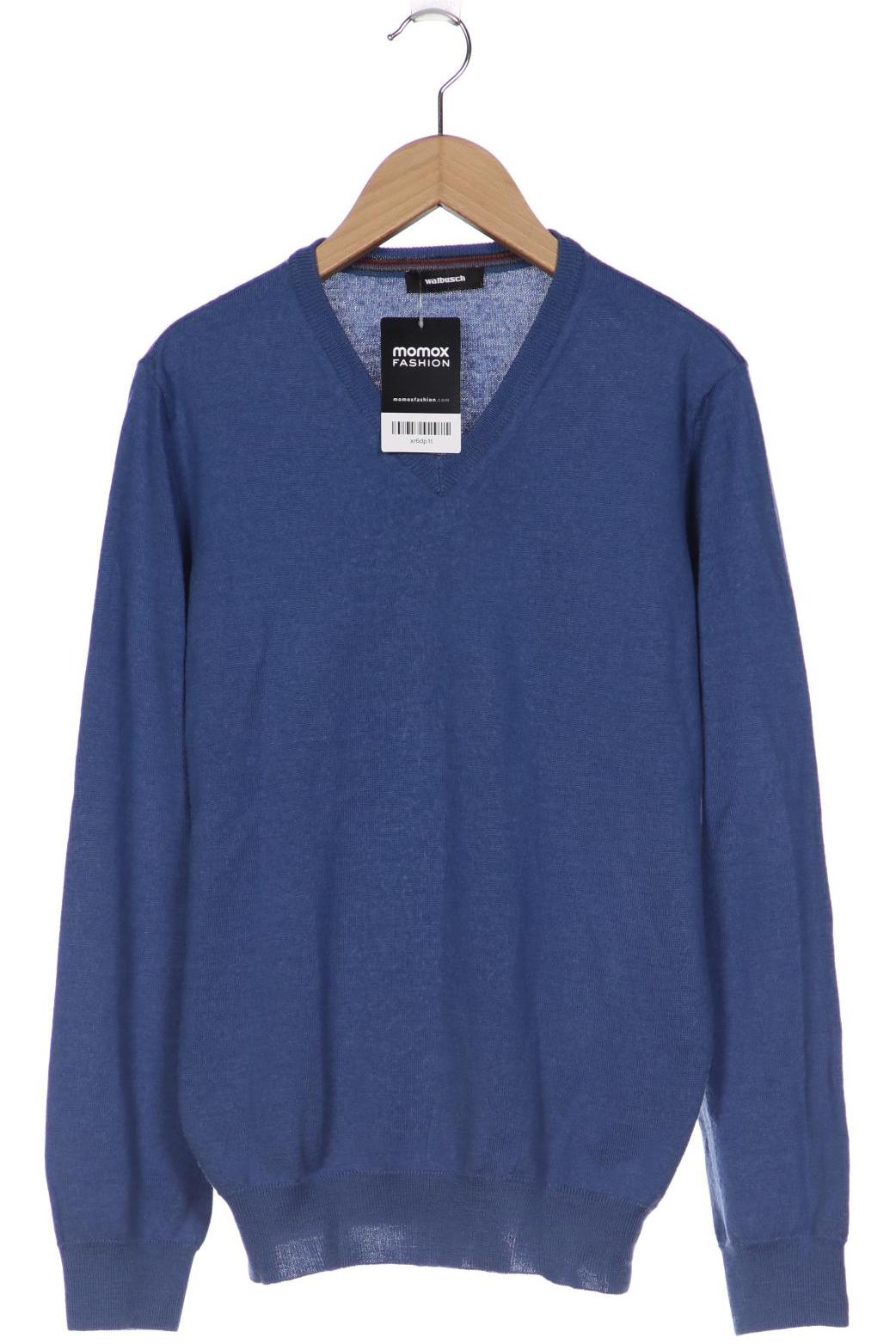 

Walbusch Herren Pullover, blau, Gr. 48
