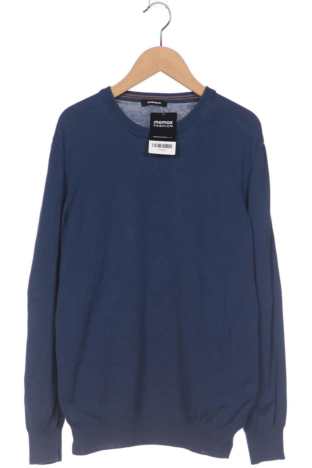

Walbusch Herren Pullover, blau, Gr. 48