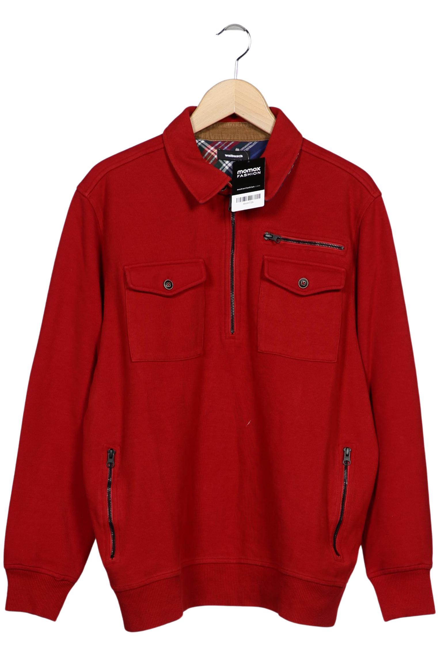 

Walbusch Herren Pullover, rot, Gr. 54