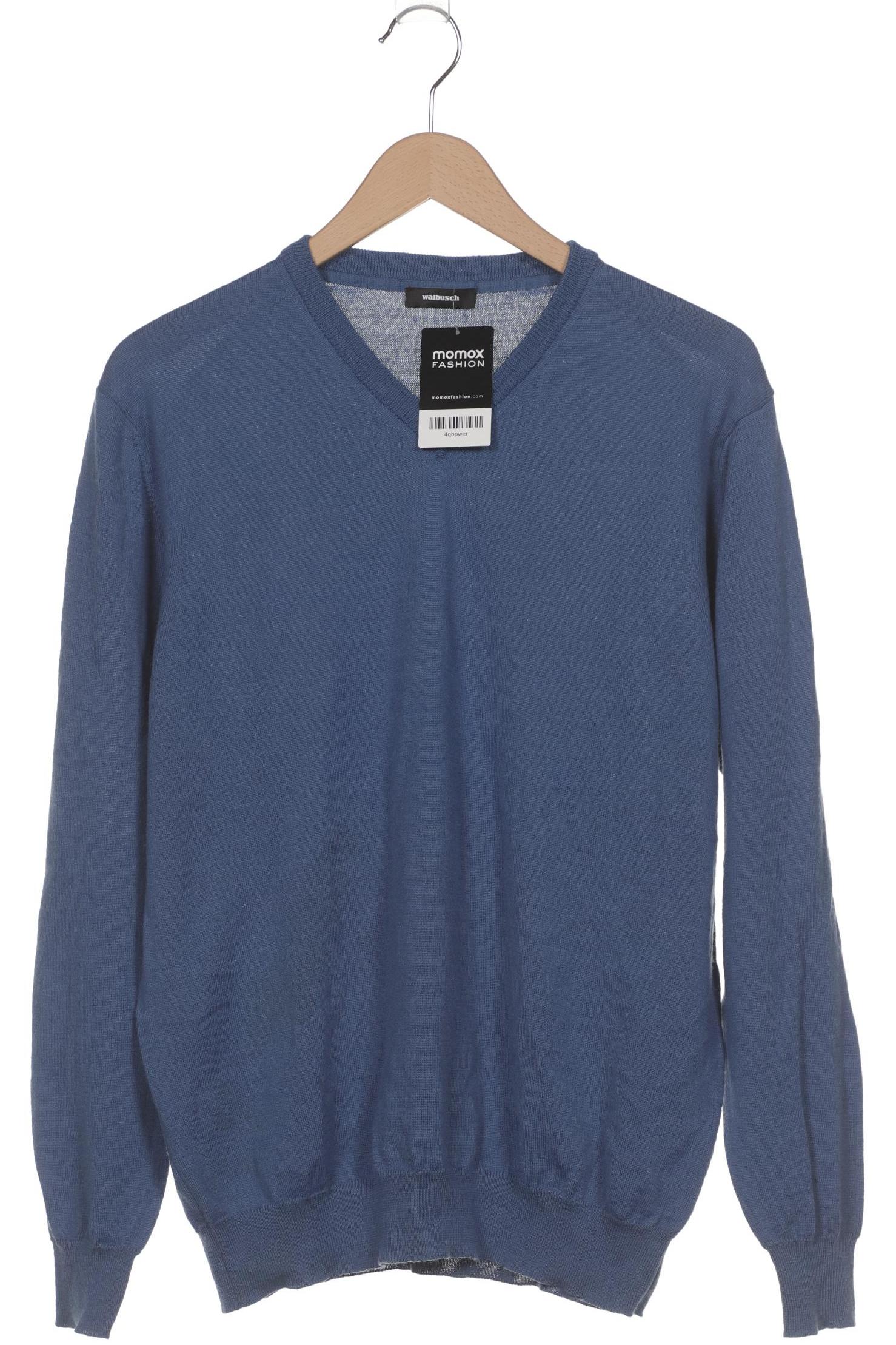 

Walbusch Herren Pullover, blau, Gr. 54