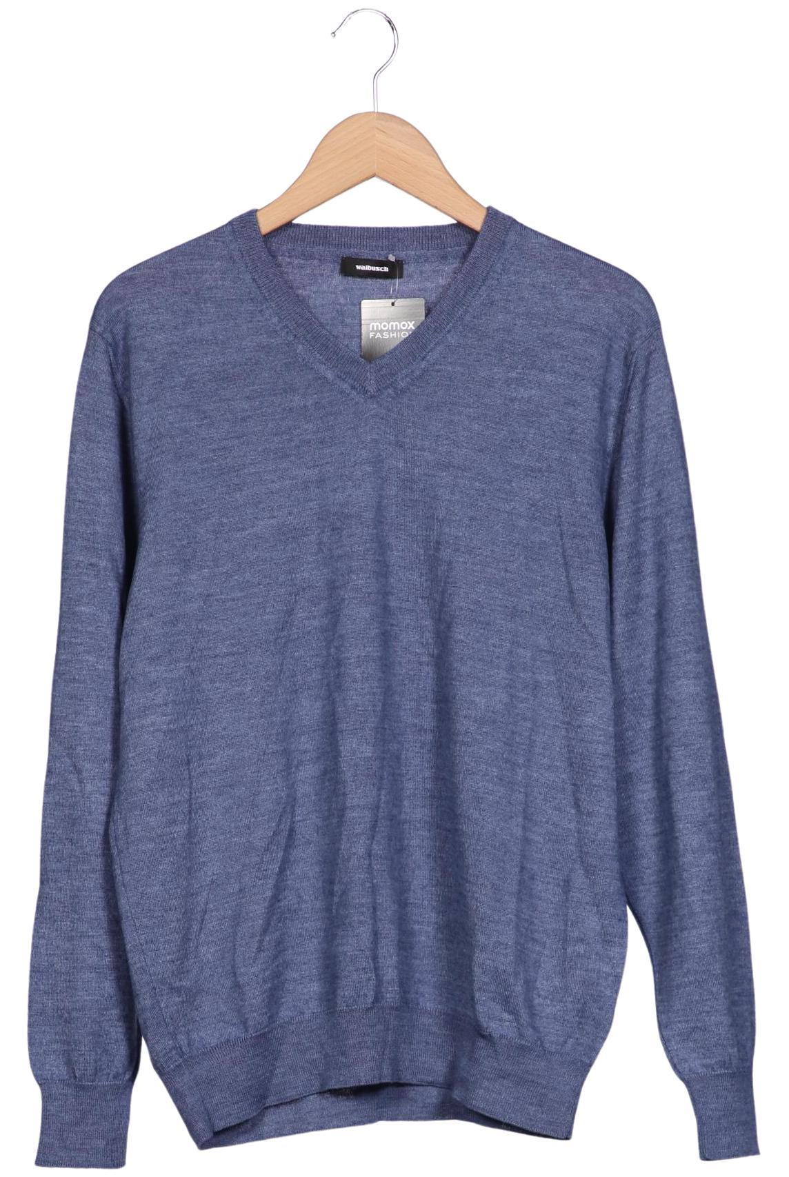 

Walbusch Herren Pullover, blau, Gr. 50