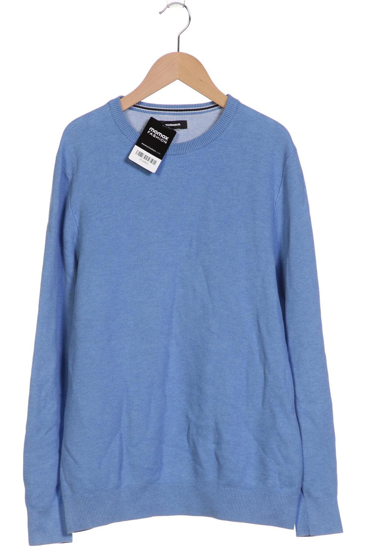 

Walbusch Herren Pullover, blau, Gr. 48