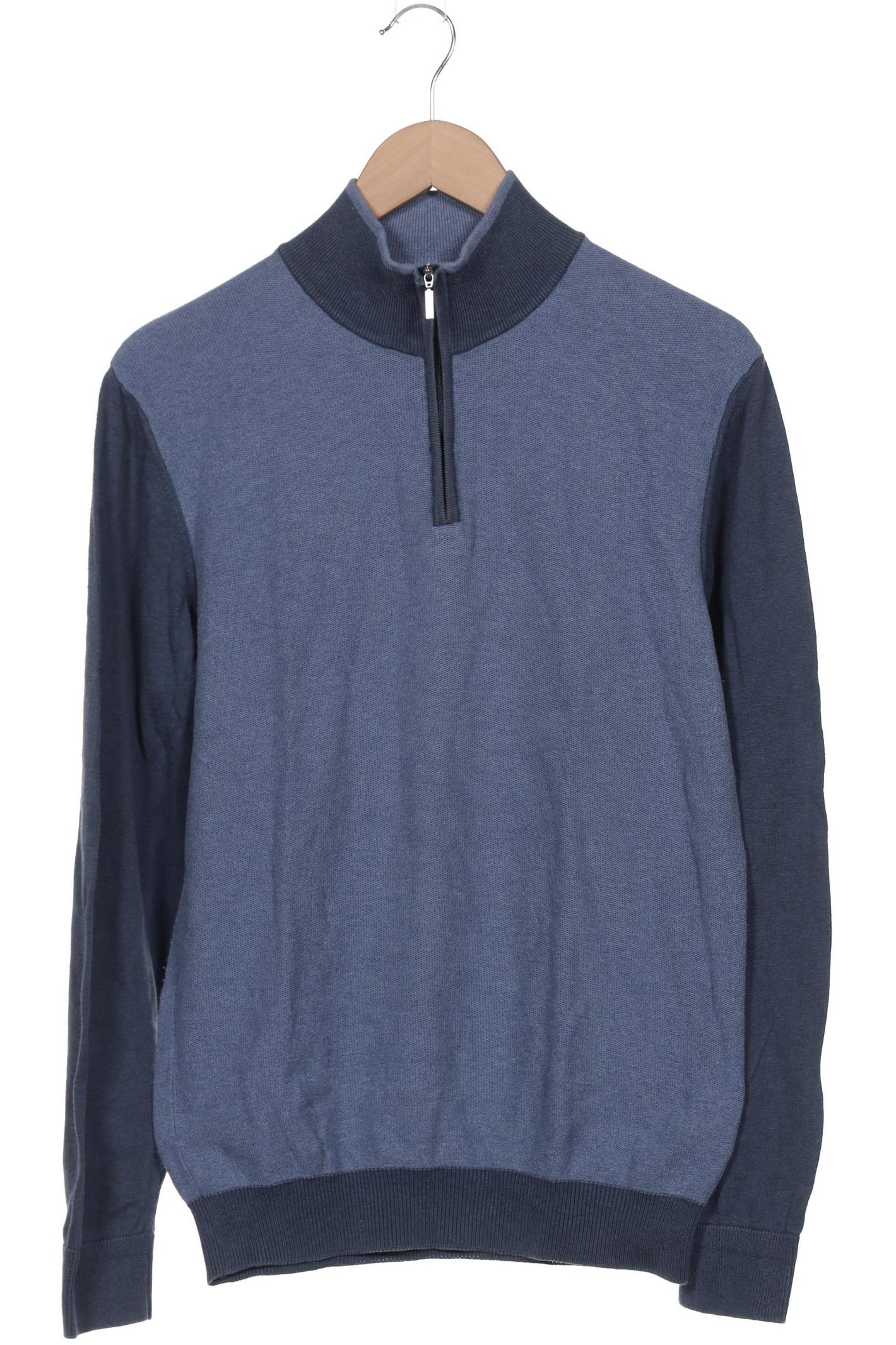 

Walbusch Herren Pullover, blau, Gr. 48