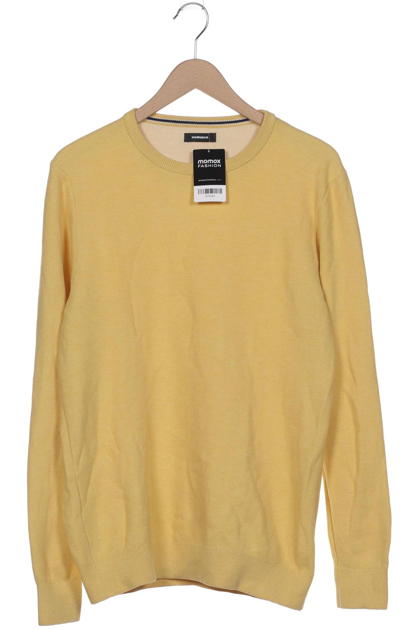 

Walbusch Herren Pullover, gelb, Gr. 52