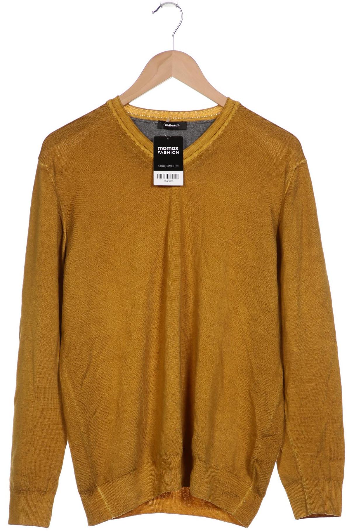 

Walbusch Herren Pullover, gelb, Gr. 52