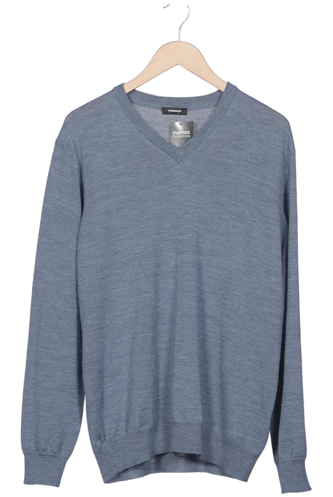 

Walbusch Herren Pullover, blau, Gr. 52