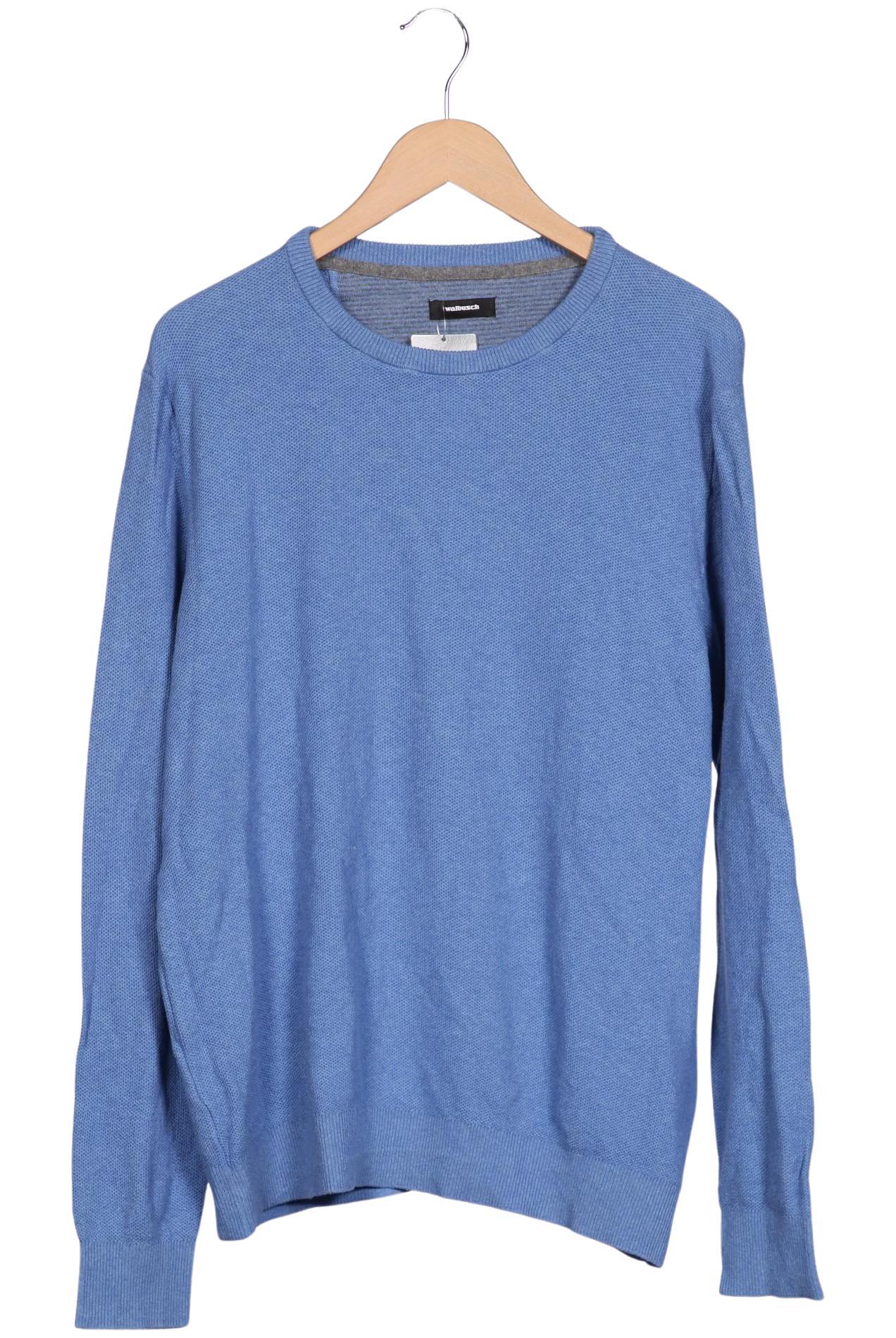 

Walbusch Herren Pullover, blau, Gr. 56