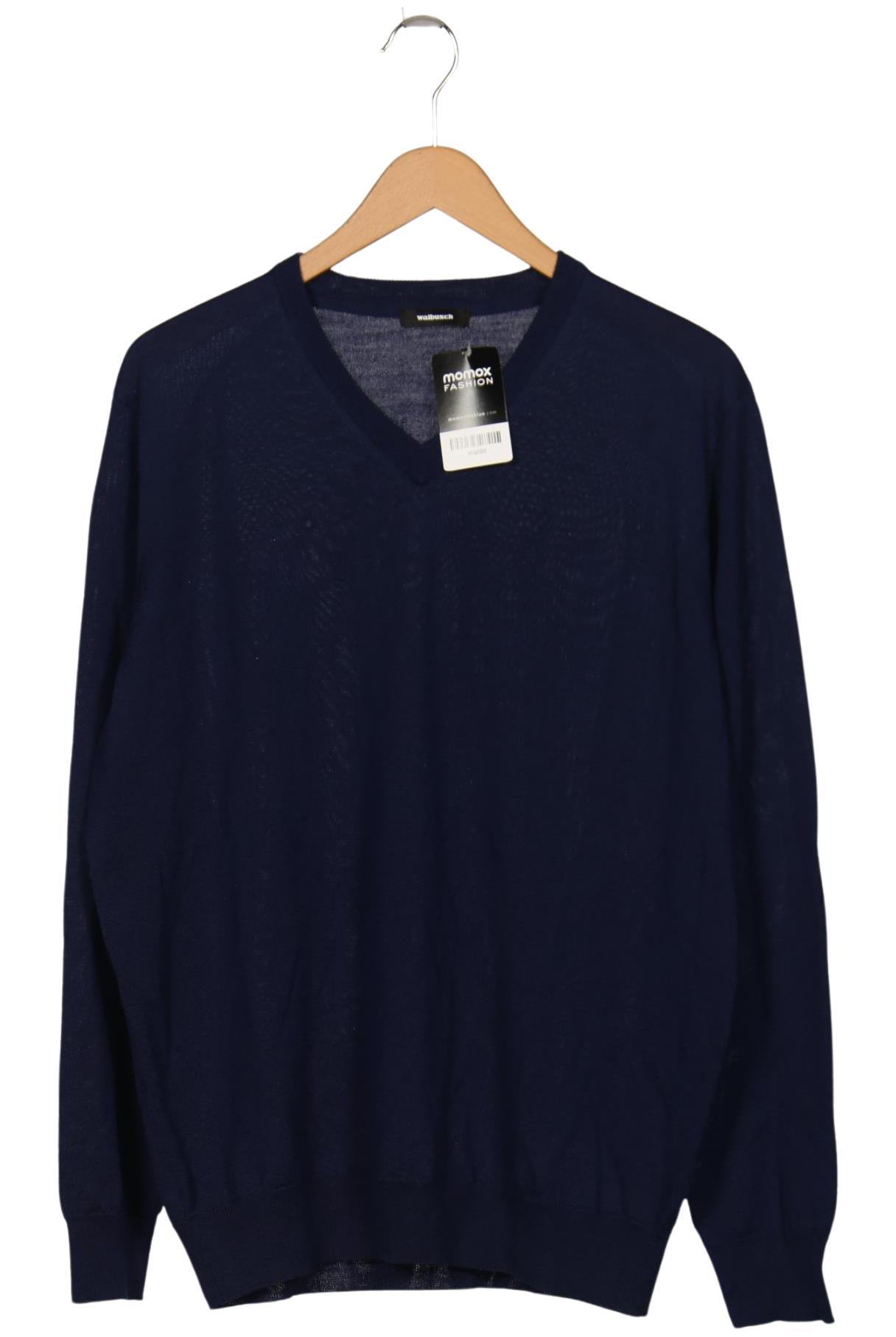 

Walbusch Herren Pullover, marineblau, Gr. 54