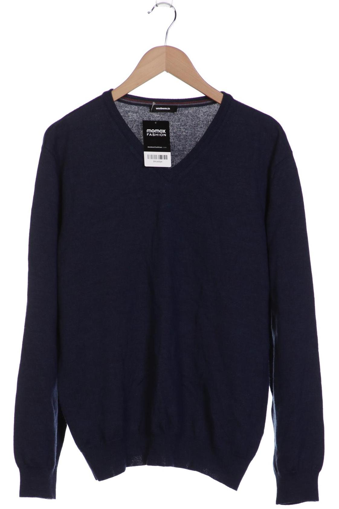 

Walbusch Herren Pullover, marineblau, Gr. 58
