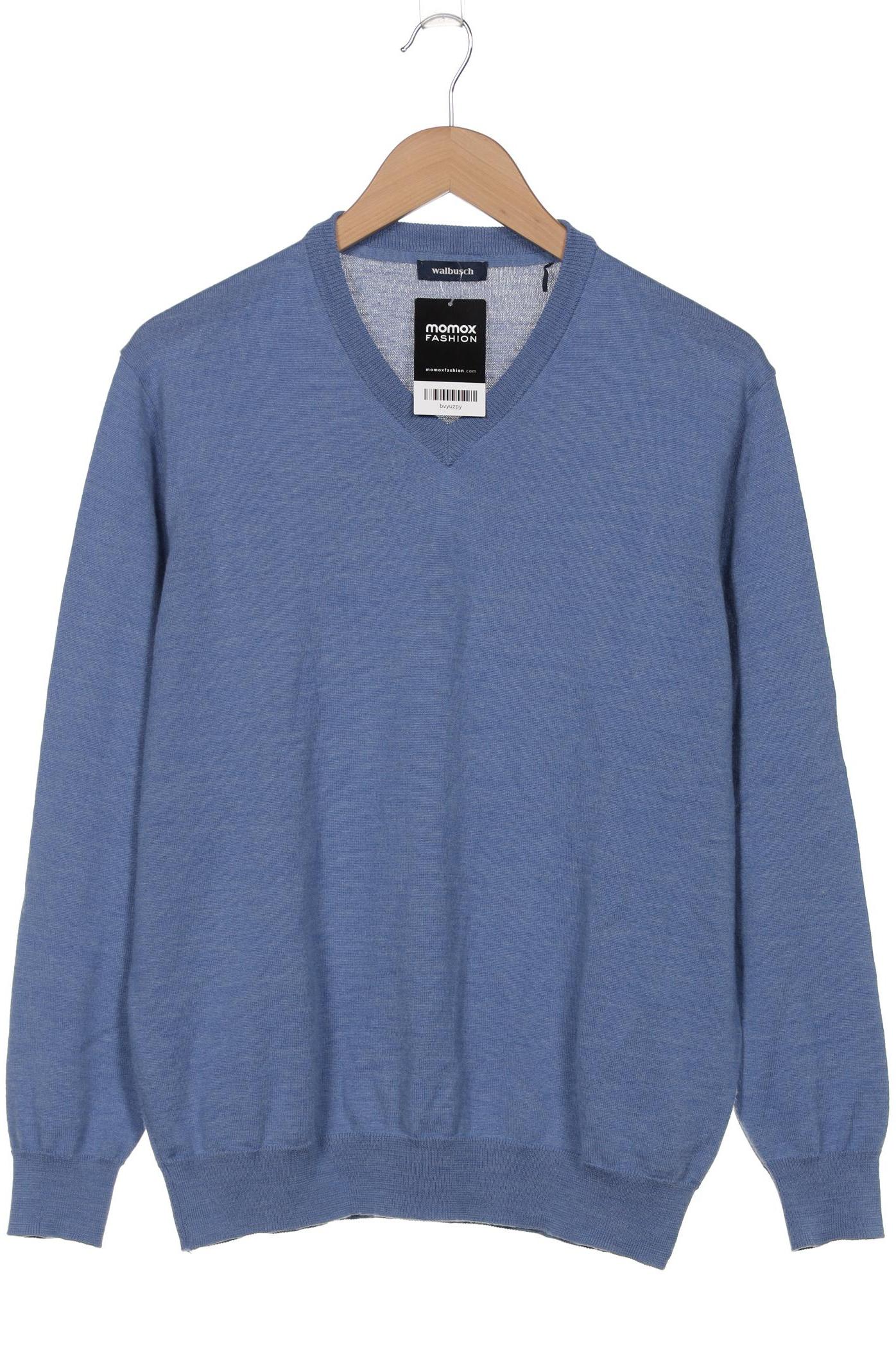 

Walbusch Herren Pullover, blau, Gr. 54