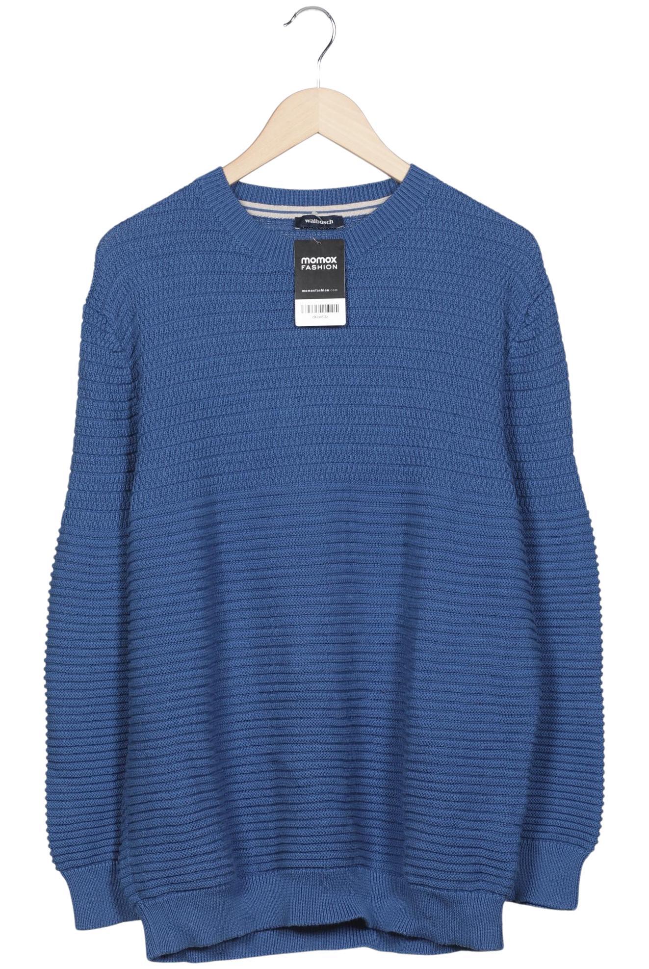 

Walbusch Herren Pullover, blau, Gr. 52