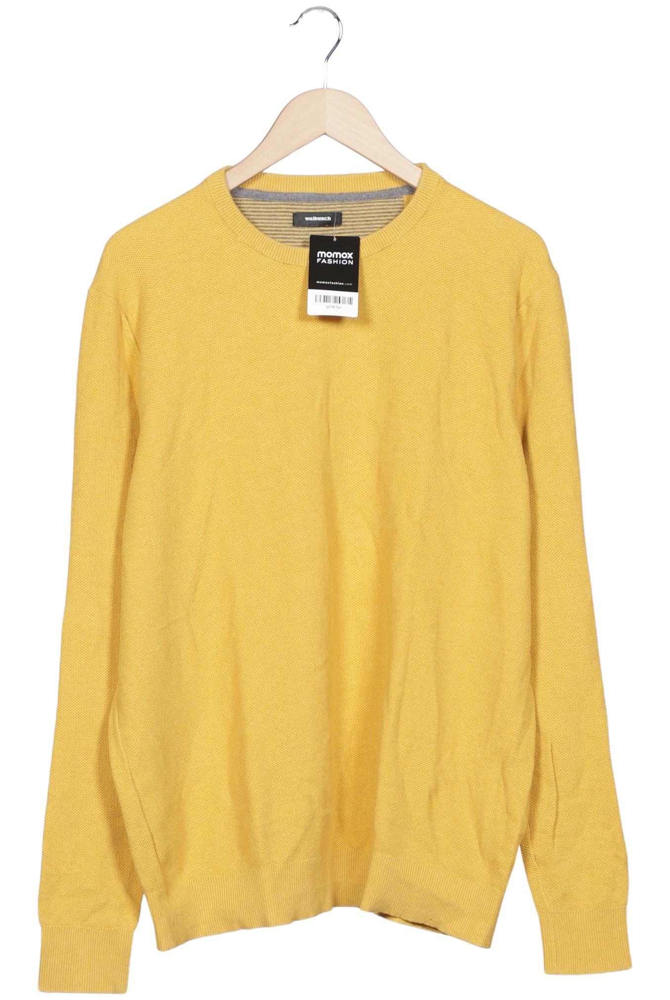 

Walbusch Herren Pullover, gelb, Gr. 58
