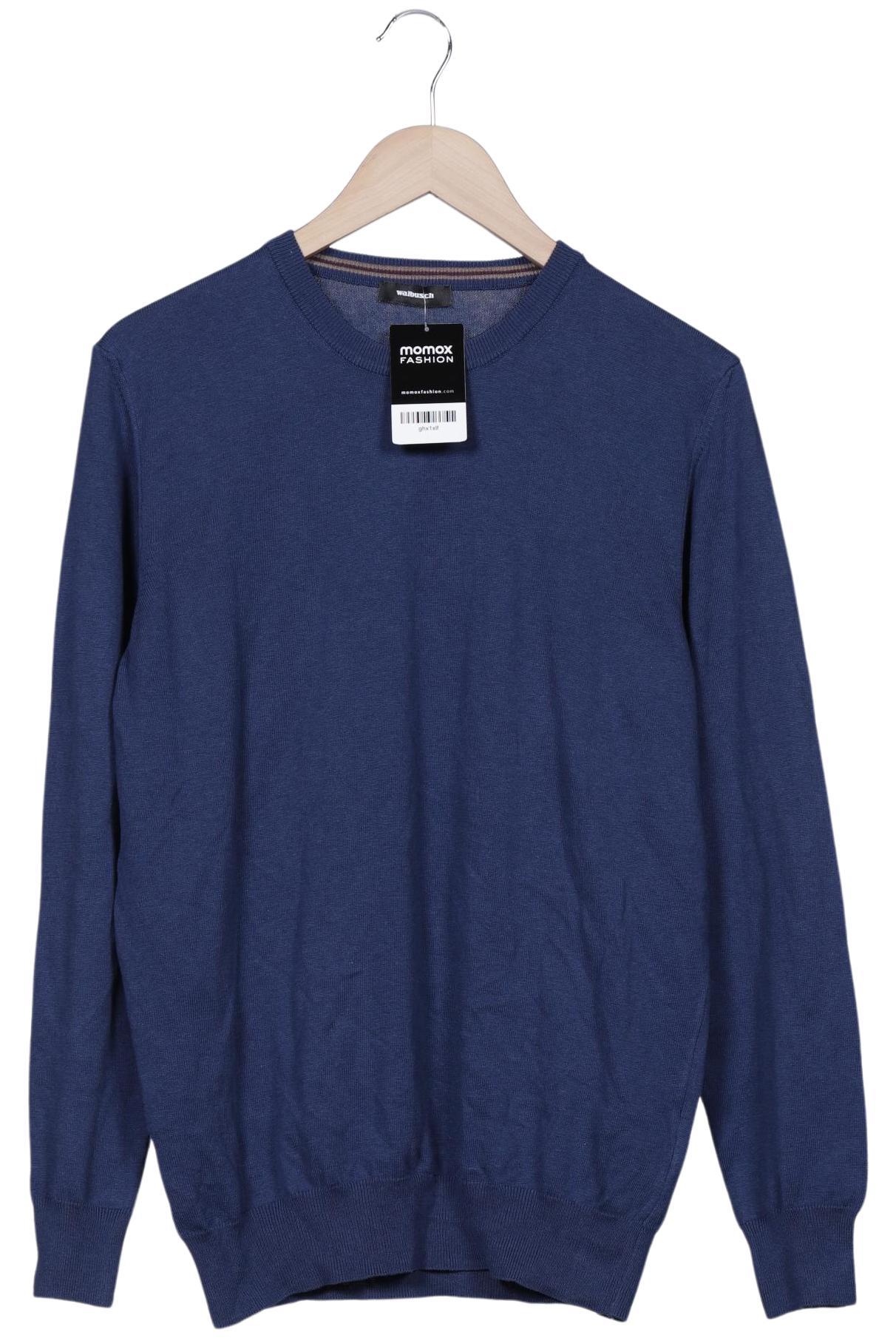 

Walbusch Herren Pullover, blau, Gr. 50