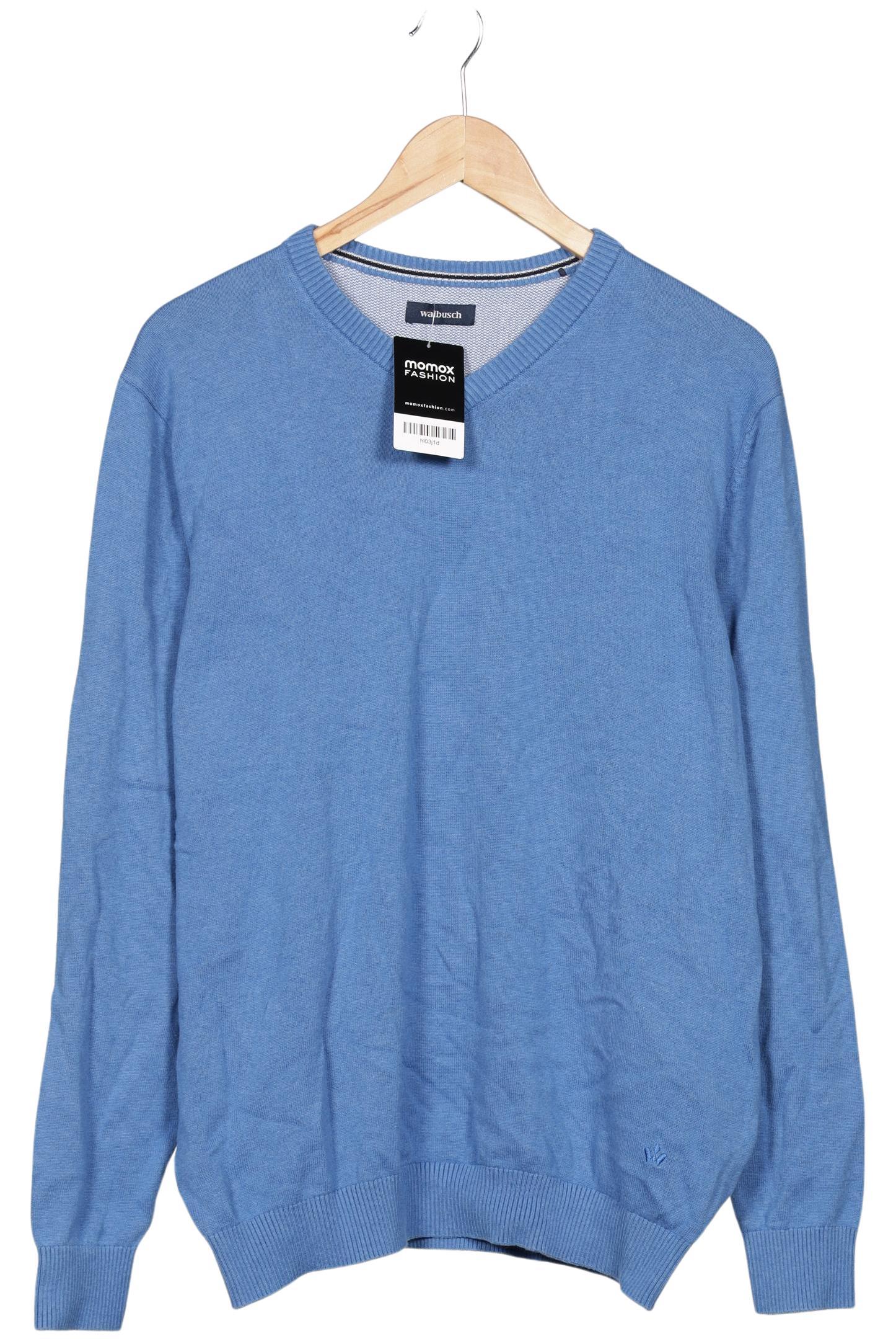 

Walbusch Herren Pullover, blau, Gr. 52