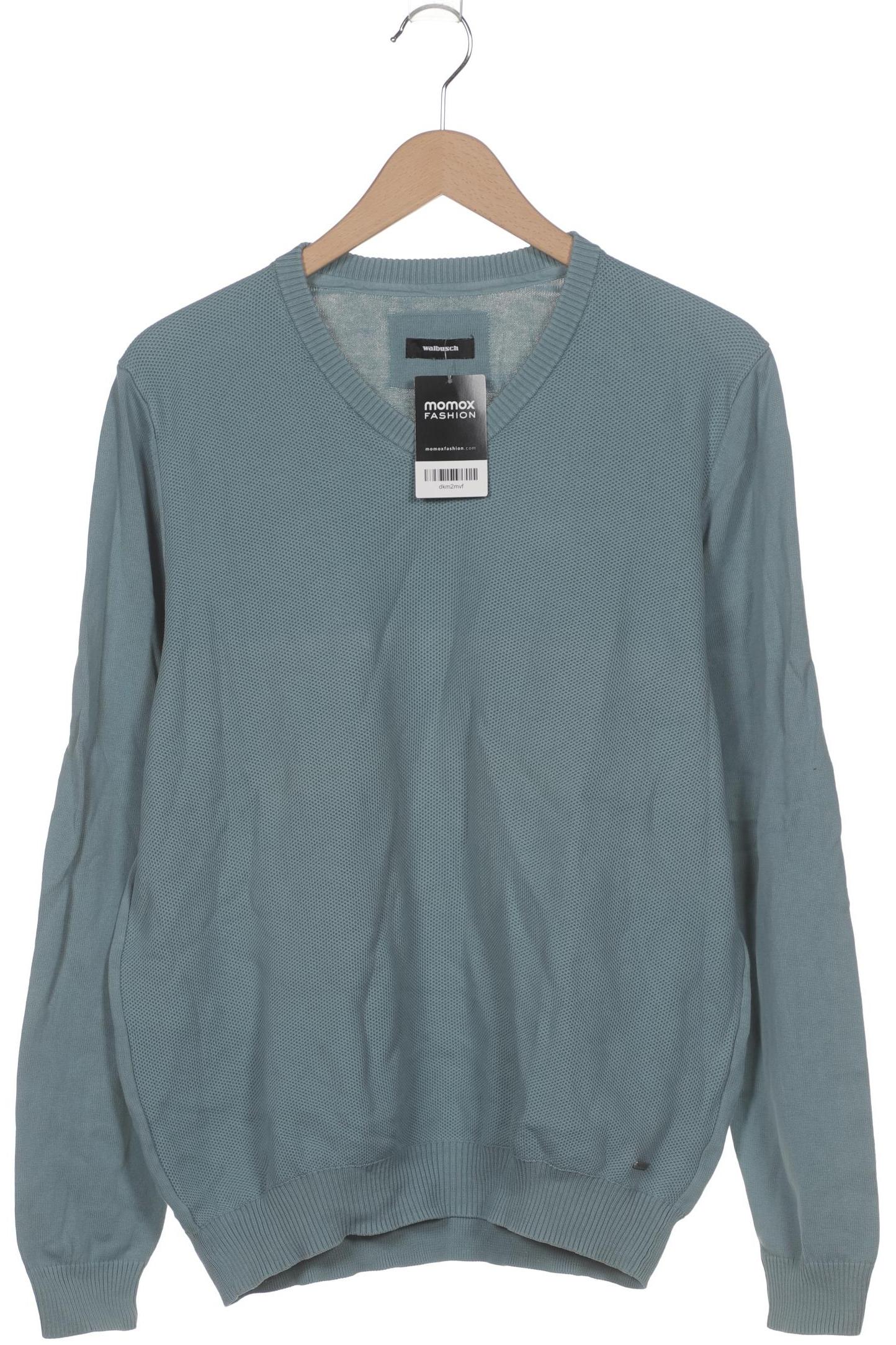

Walbusch Herren Pullover, türkis, Gr. 52
