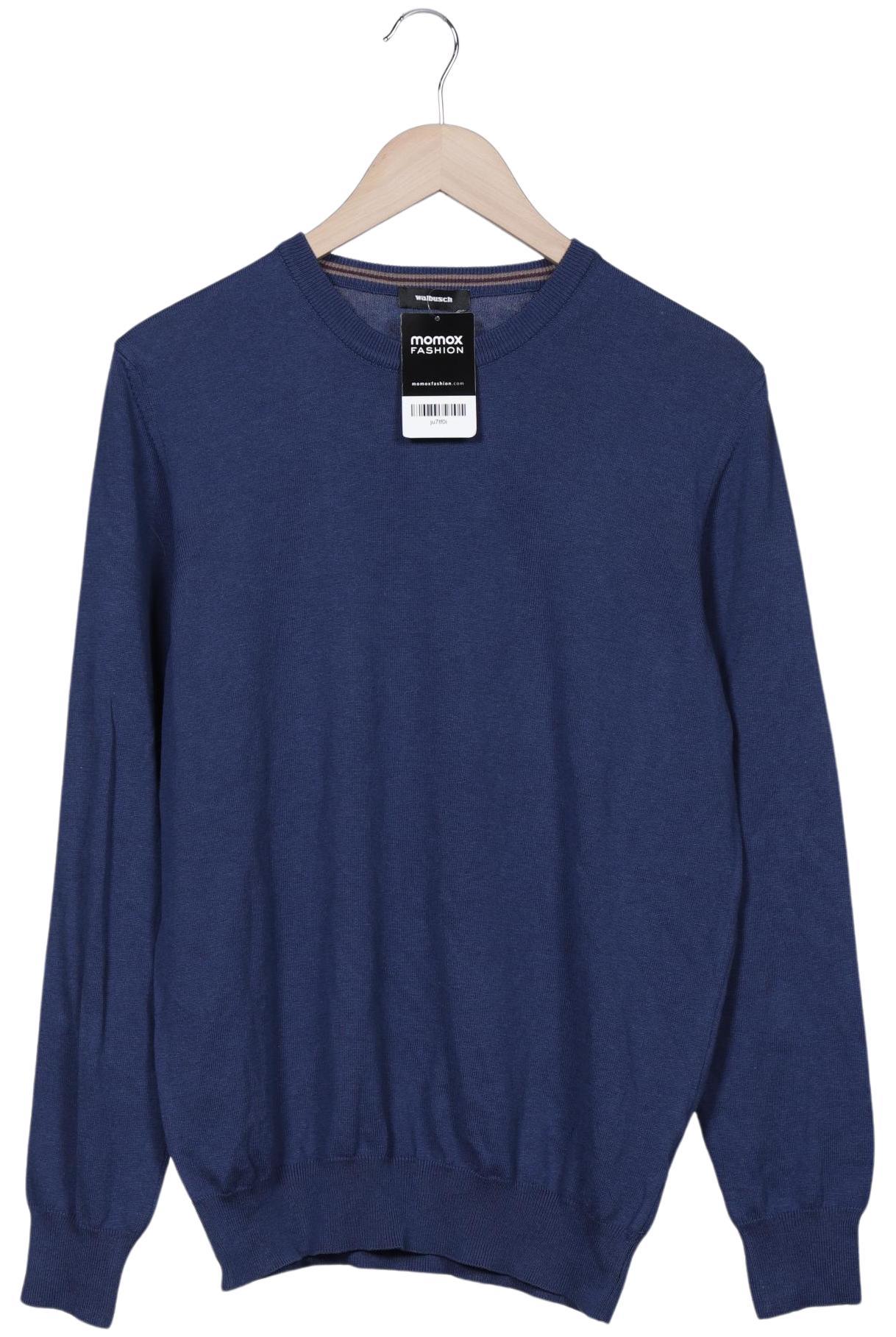 

Walbusch Herren Pullover, blau, Gr. 50