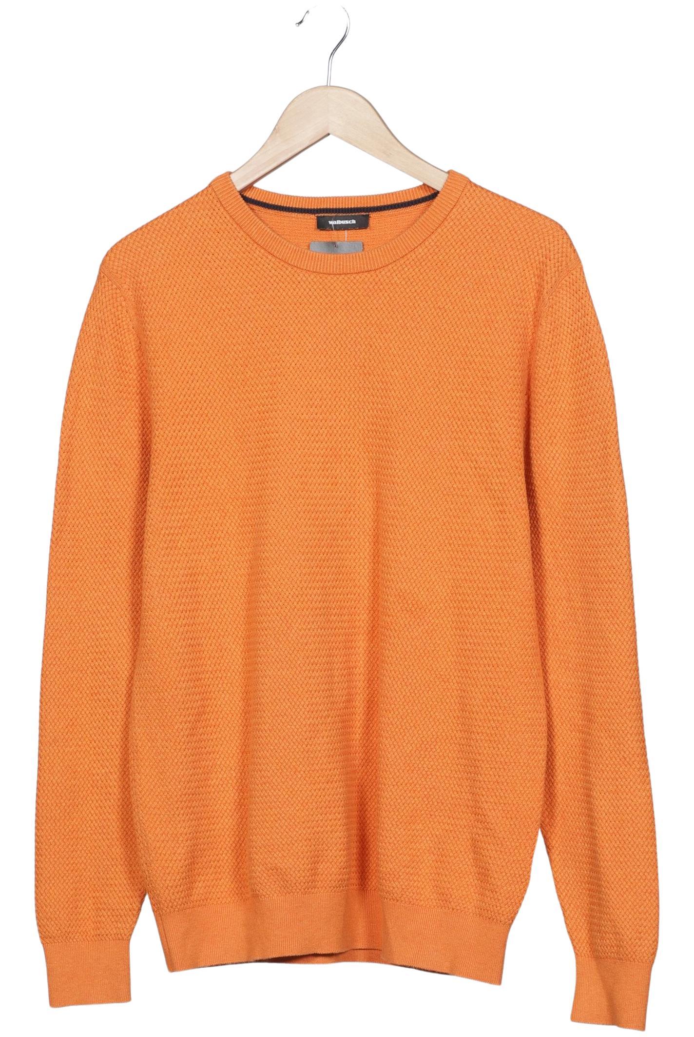 

Walbusch Herren Pullover, orange, Gr. 52