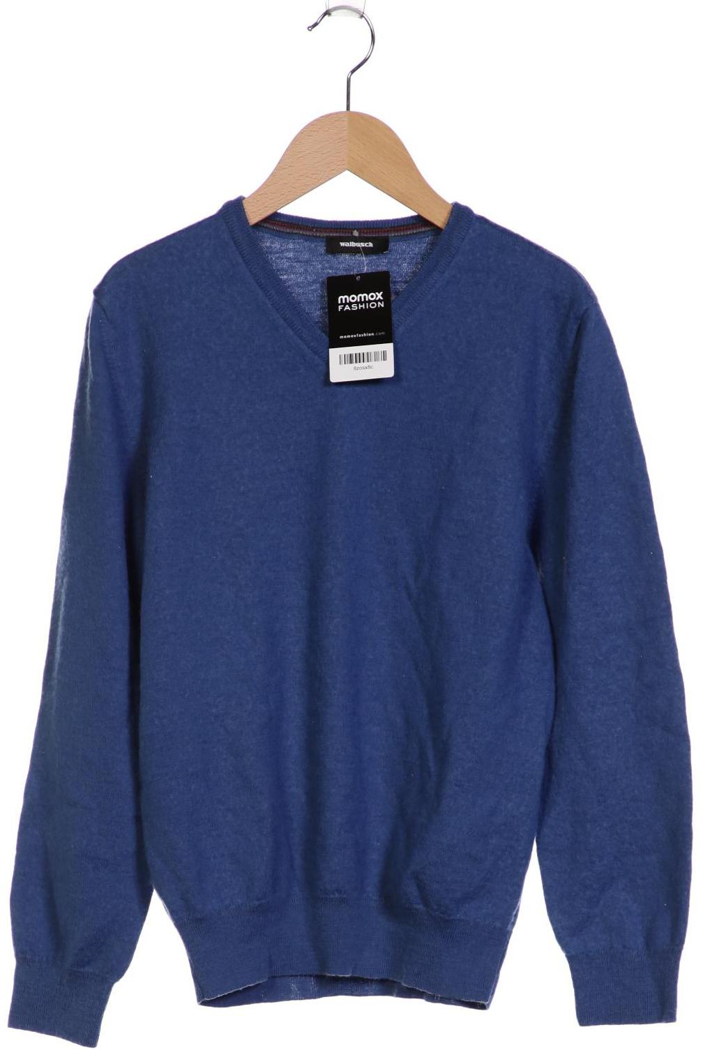 

Walbusch Herren Pullover, blau, Gr. 50
