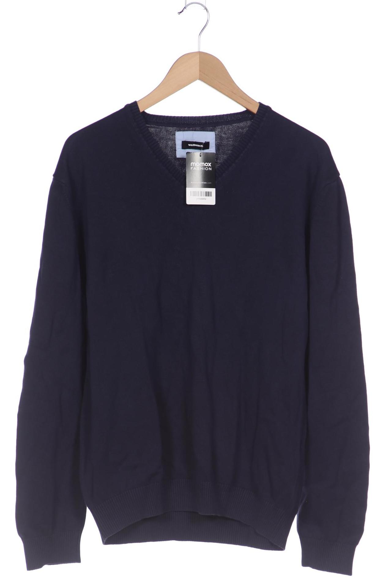 

Walbusch Herren Pullover, marineblau, Gr. 52