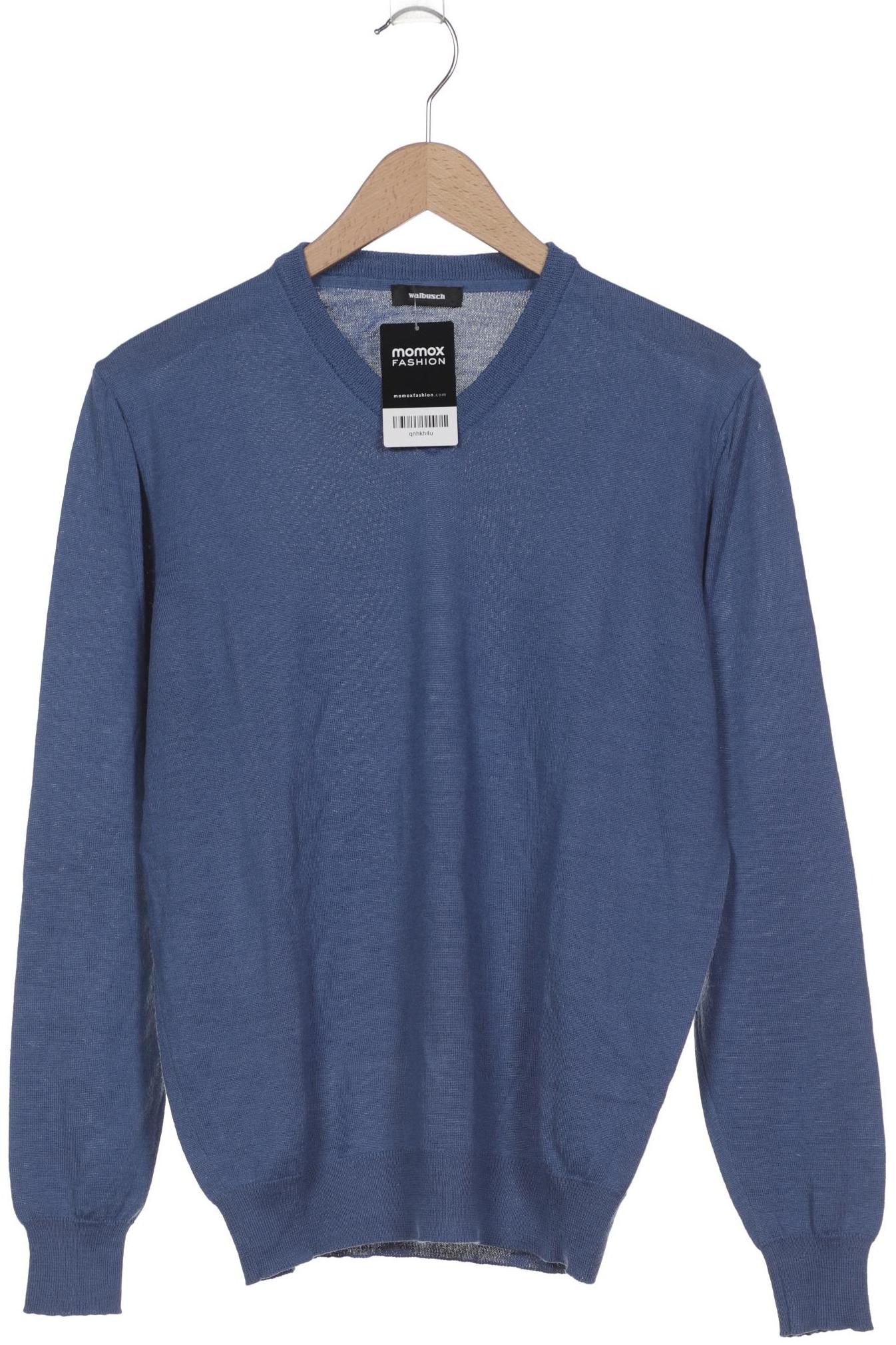 

Walbusch Herren Pullover, blau, Gr. 48