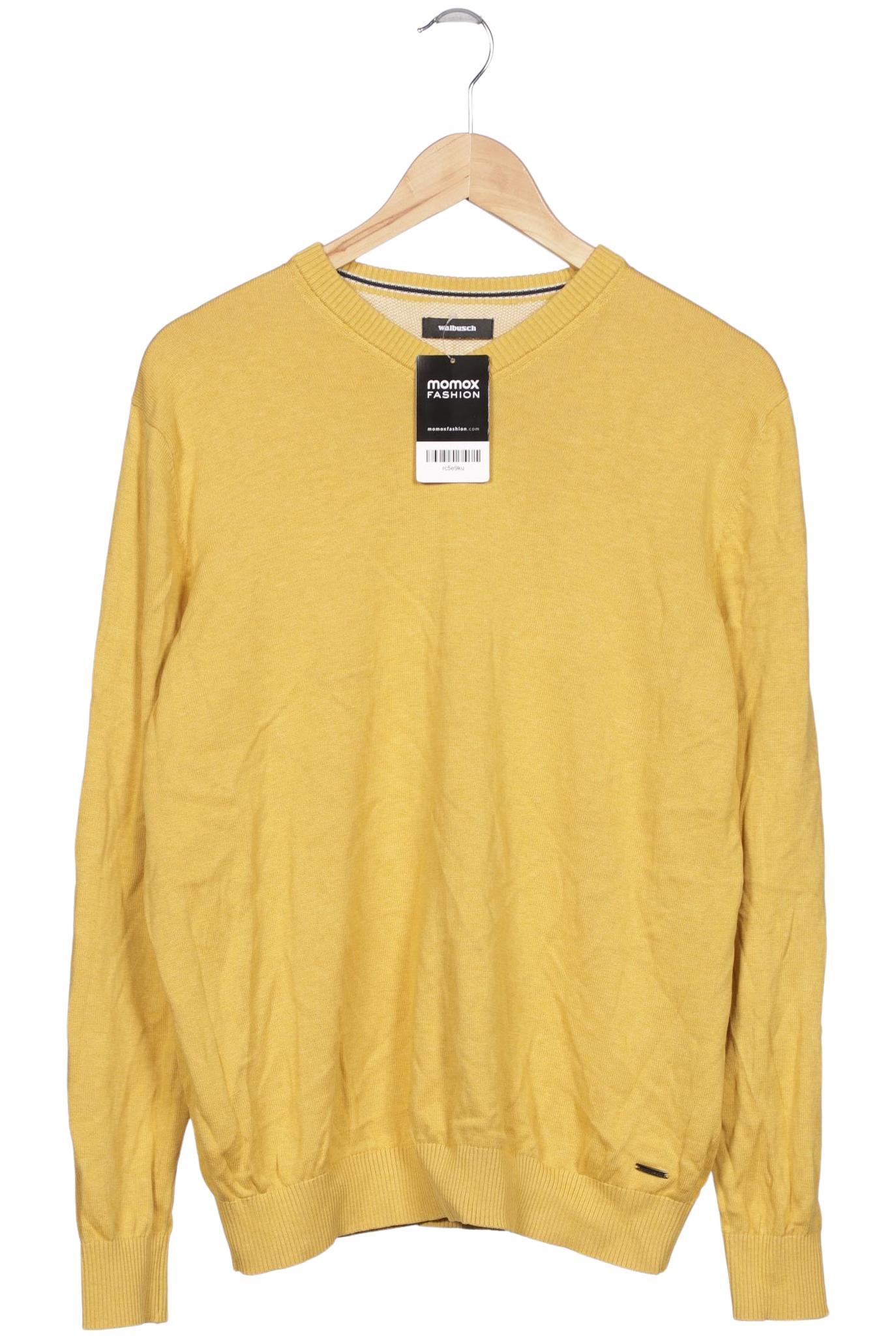 

Walbusch Herren Pullover, gelb, Gr. 50