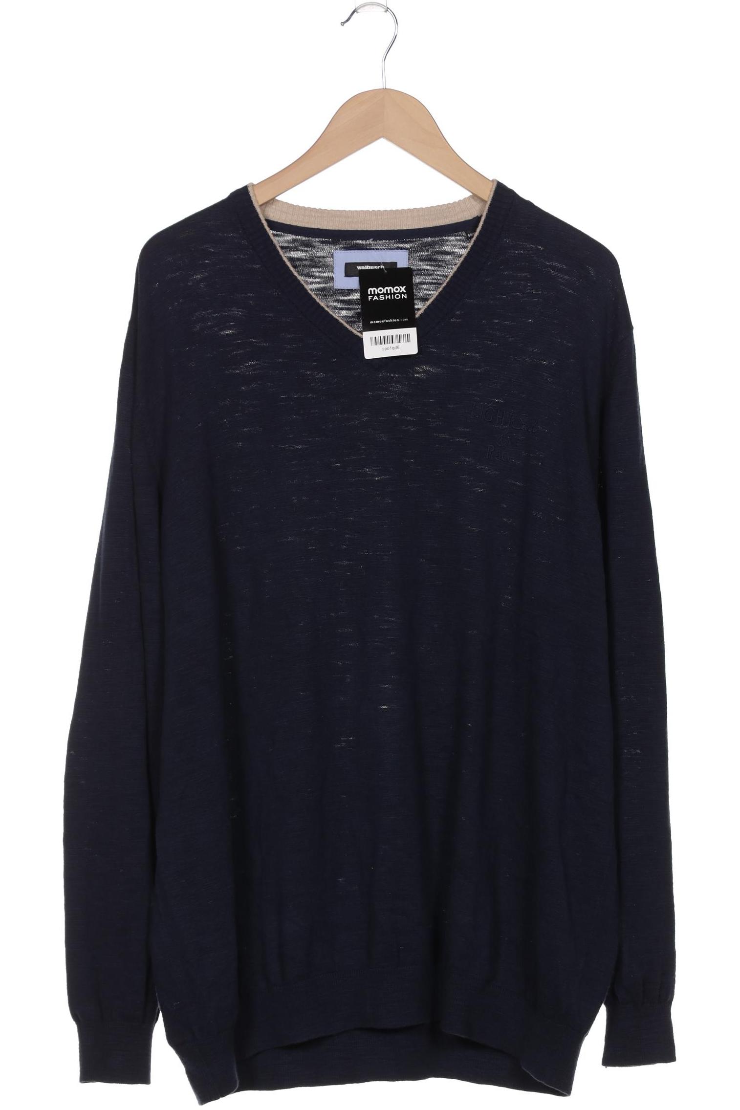 

Walbusch Herren Pullover, marineblau, Gr. 58