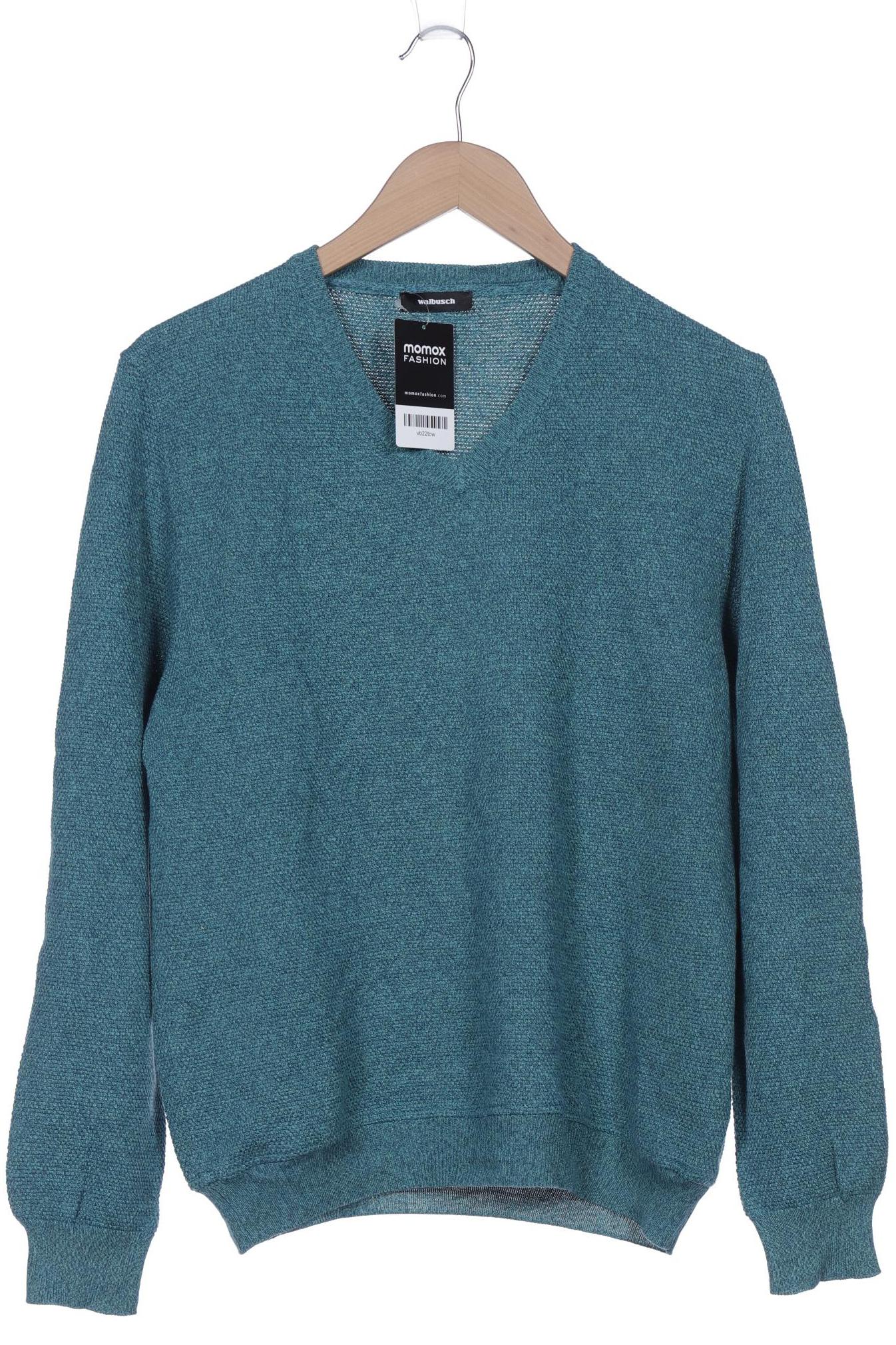 

Walbusch Herren Pullover, türkis, Gr. 48
