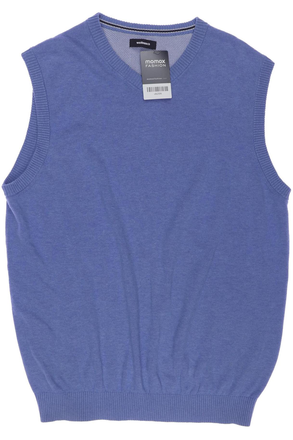 

Walbusch Herren Pullover, blau, Gr. 50