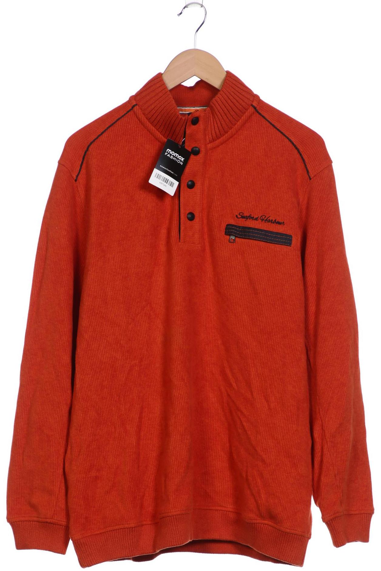 

Walbusch Herren Pullover, orange, Gr. 56