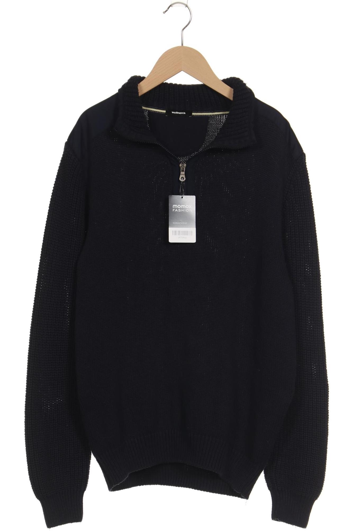 

Walbusch Herren Pullover, marineblau, Gr. 50